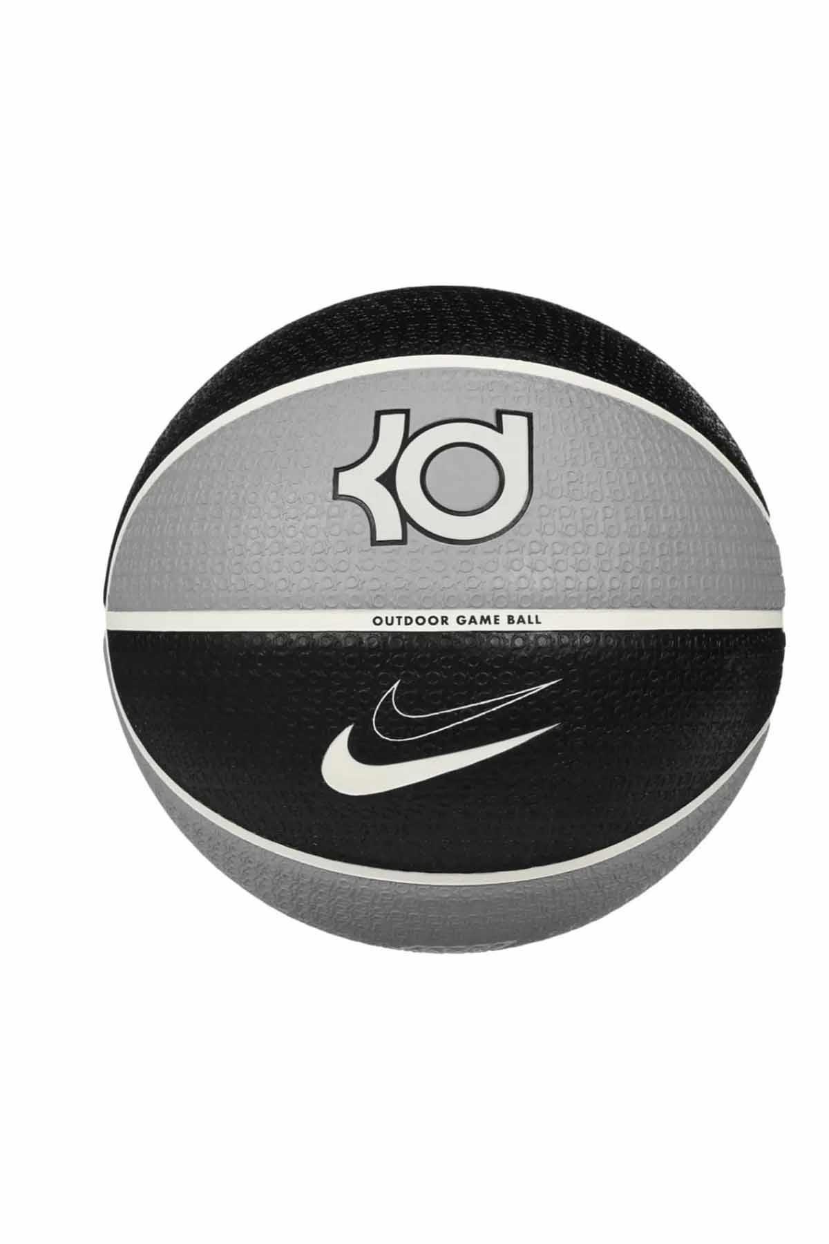 NIKEBasketbol TopuNike Playground 8P Durant Deflated Unisex Basketbol Topu N.100.7112.030-Siyah-Gri