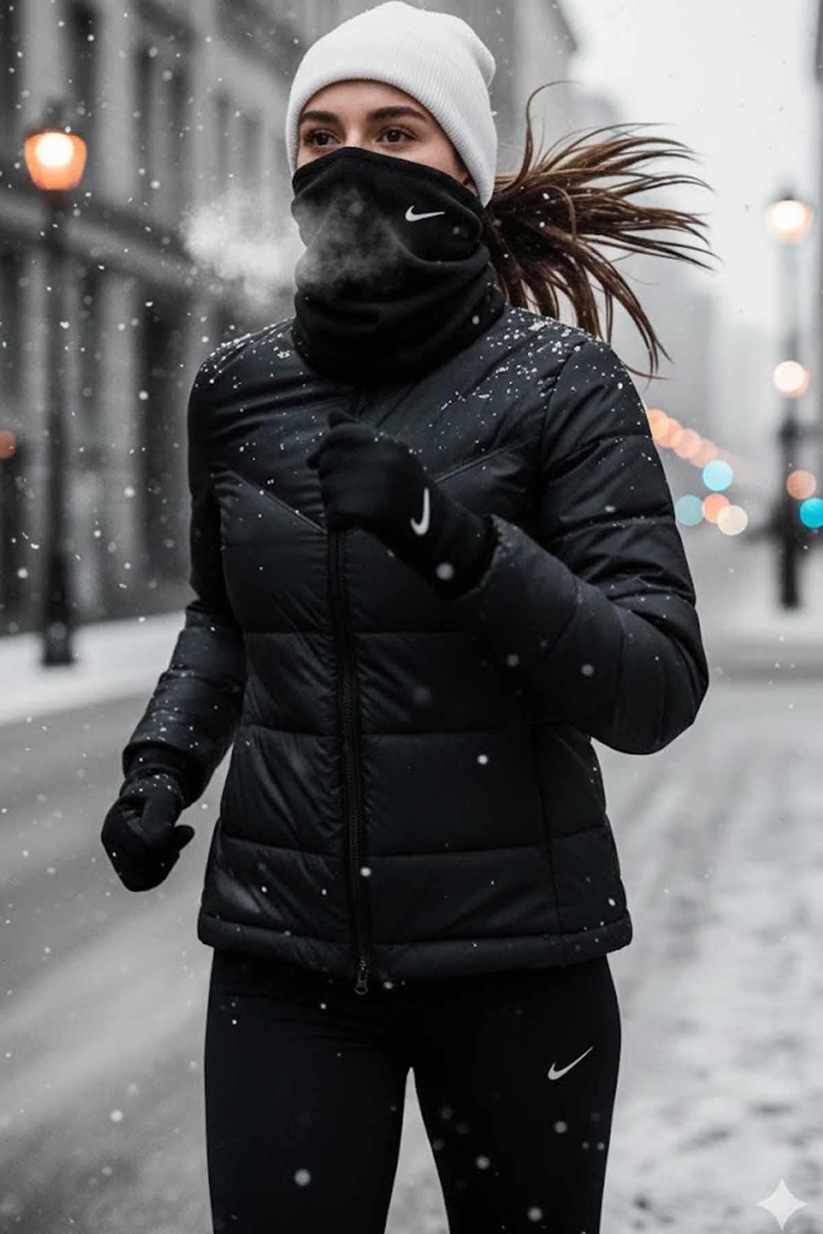 NIKEBoyunlukNike Y One Therma-Fit Fleece Neckwarmer Unisex Boyunluk N.101.0527.010.OS-Black/Whit