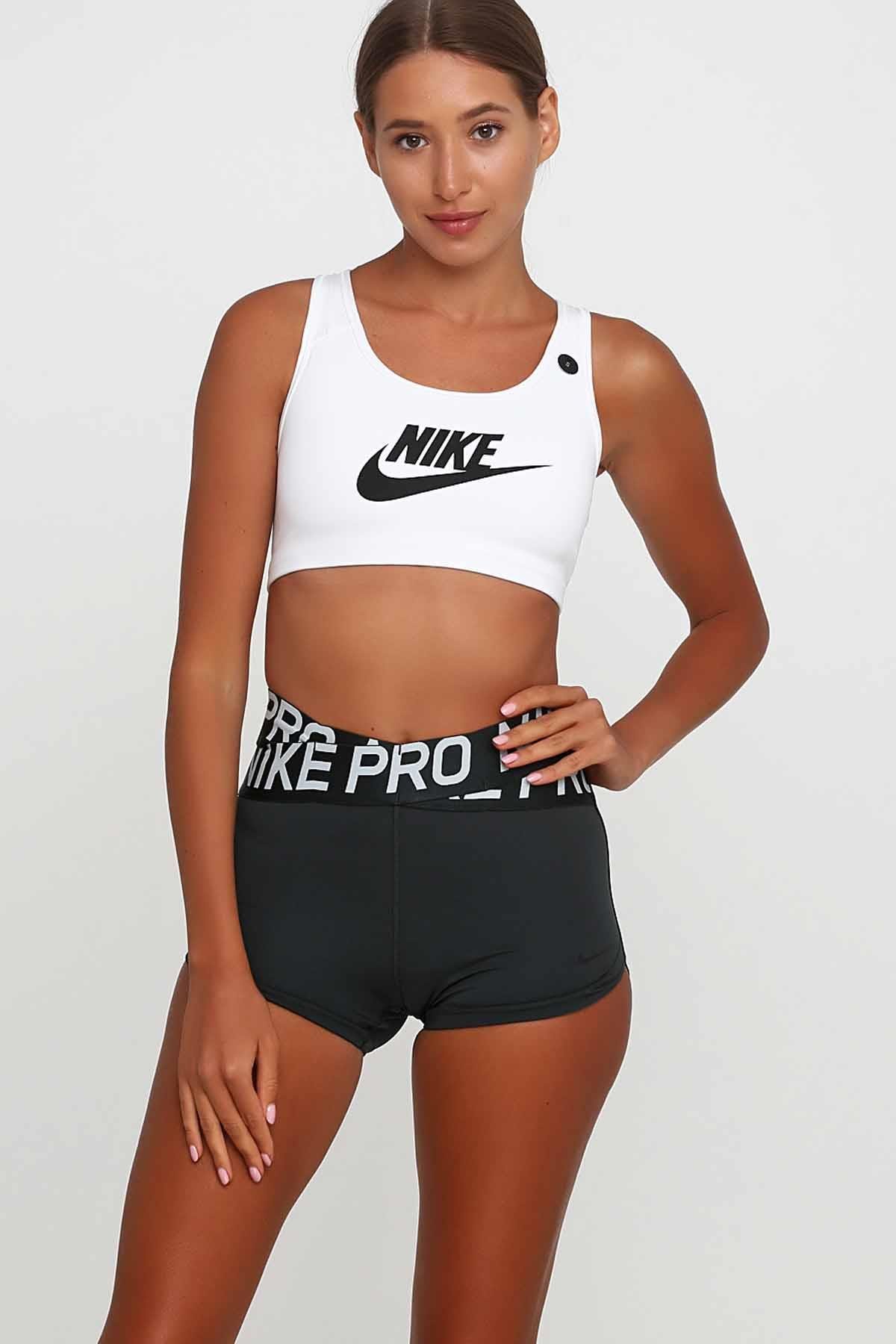 NIKEBra Sporcu SütyeniNike Swoosh Futura Bra Kadın Bra Sporcu Sütyeni 899370-100-BEYAZ