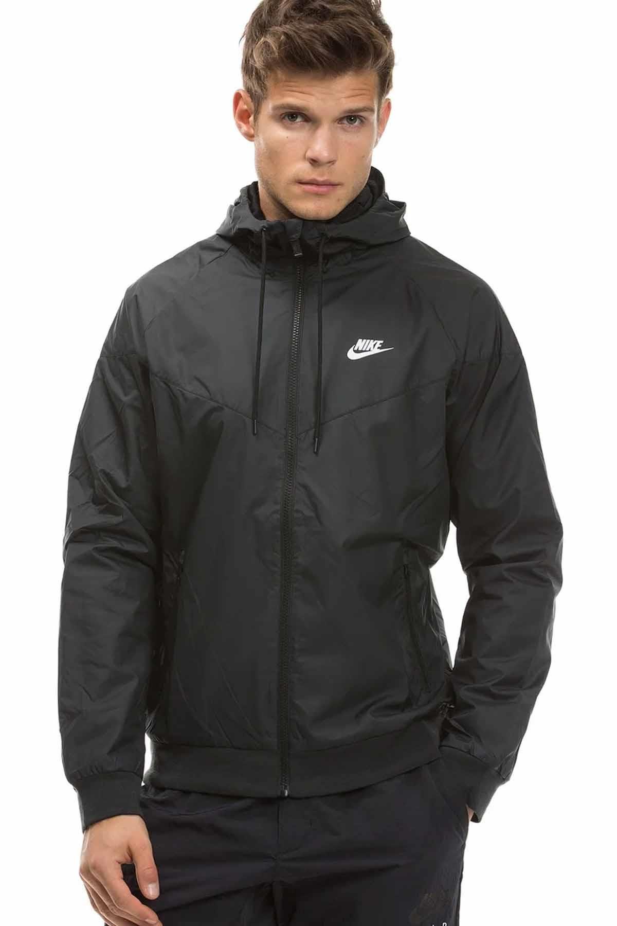 NIKECeketNike Erkek Siyah Ceket Windrunner Erkek Ceket 727324-010-SIYAH