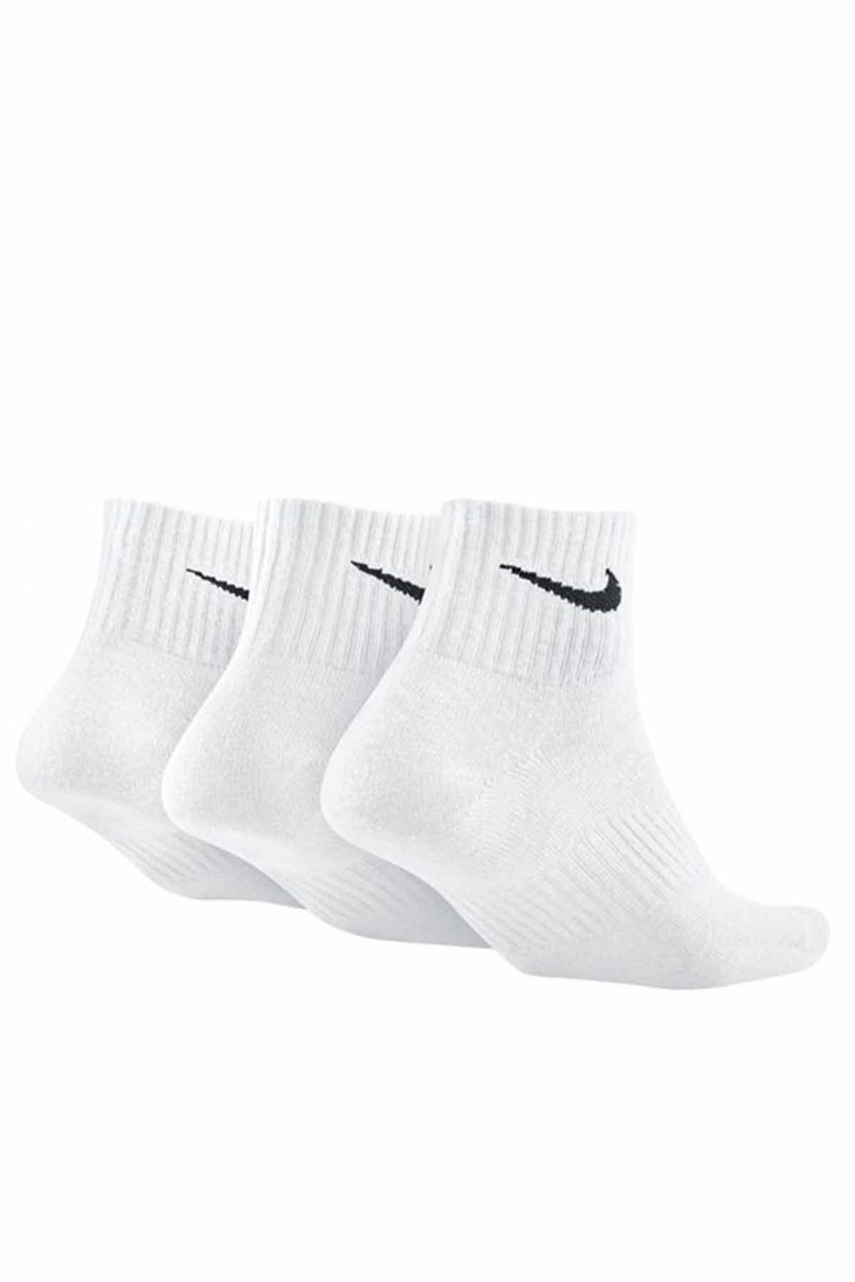 NIKEÇorapNike Lightweight 3Pr Çorap Unisex Çorap SX4706-101-BEYAZ