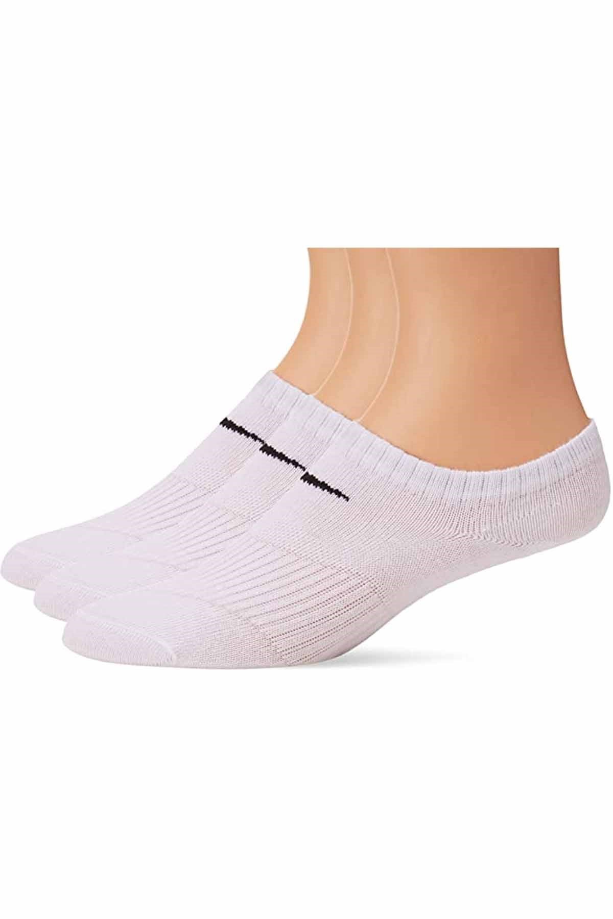 NIKEÇorapNike Lightweight Çorap 3Pr Unisex Çorap SX4705-101-BEYAZ