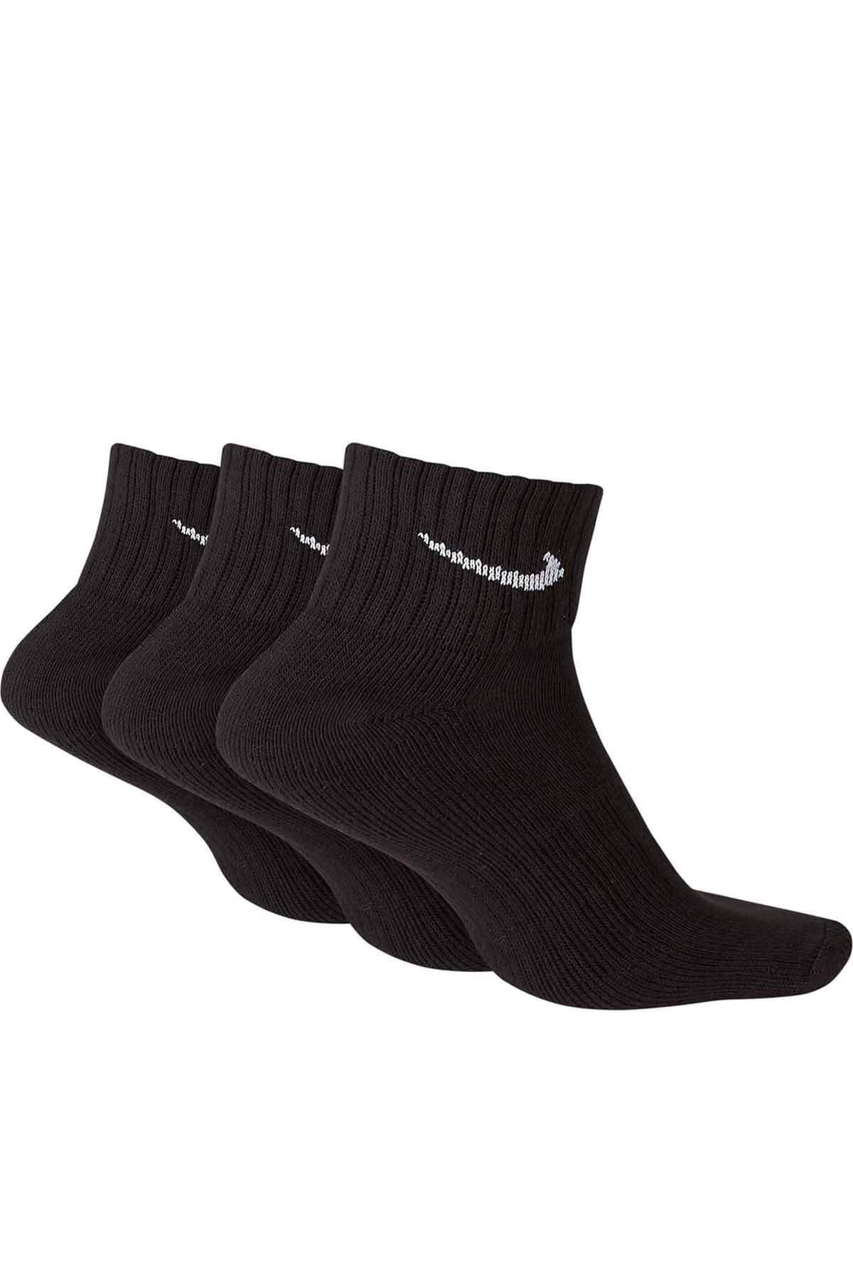 NIKEÇorapNike U V Cush Ankle- 3P Value Unisex Çorap SX4926-001-Siyah