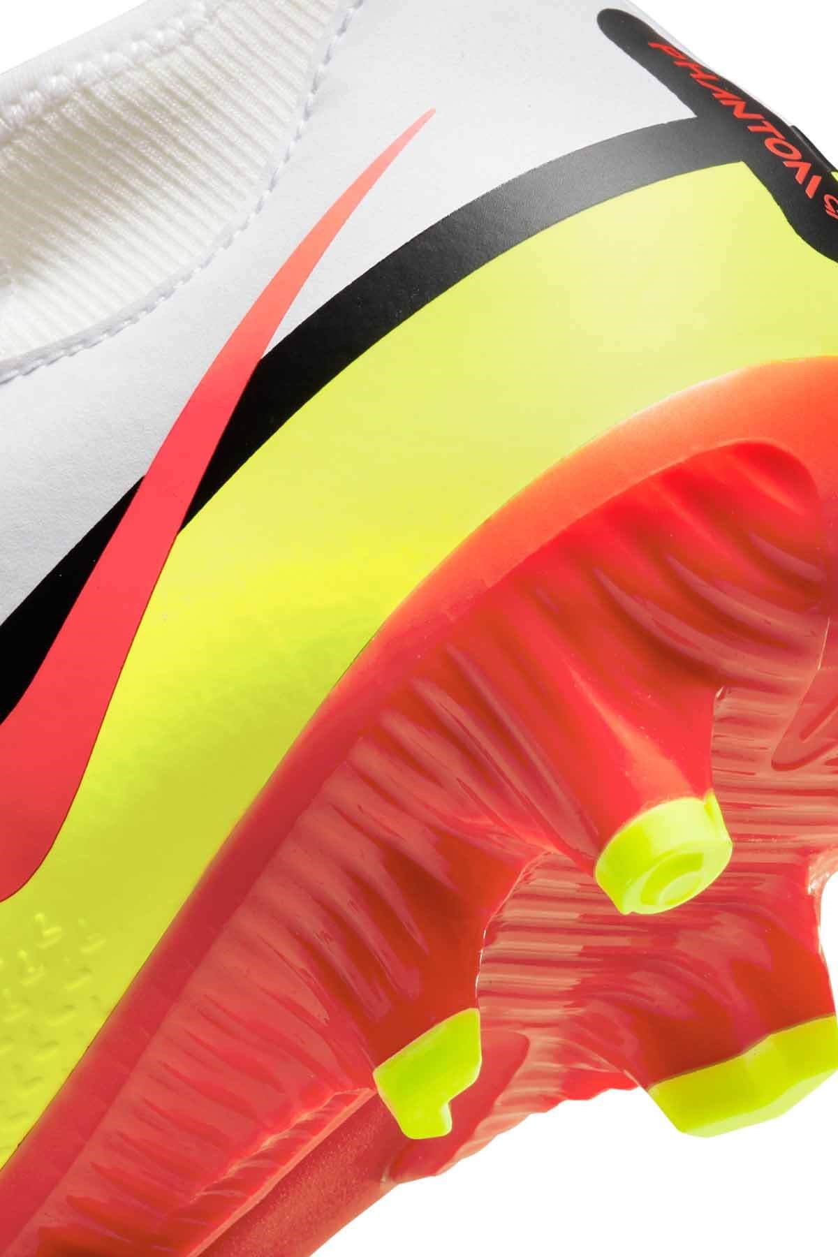 NIKEÇoraplı KramponNike Phantom GT2 Academy DF FG/MG Erkek Çoraplı Krampon Ayakkabı DC0797-167-BEYAZ