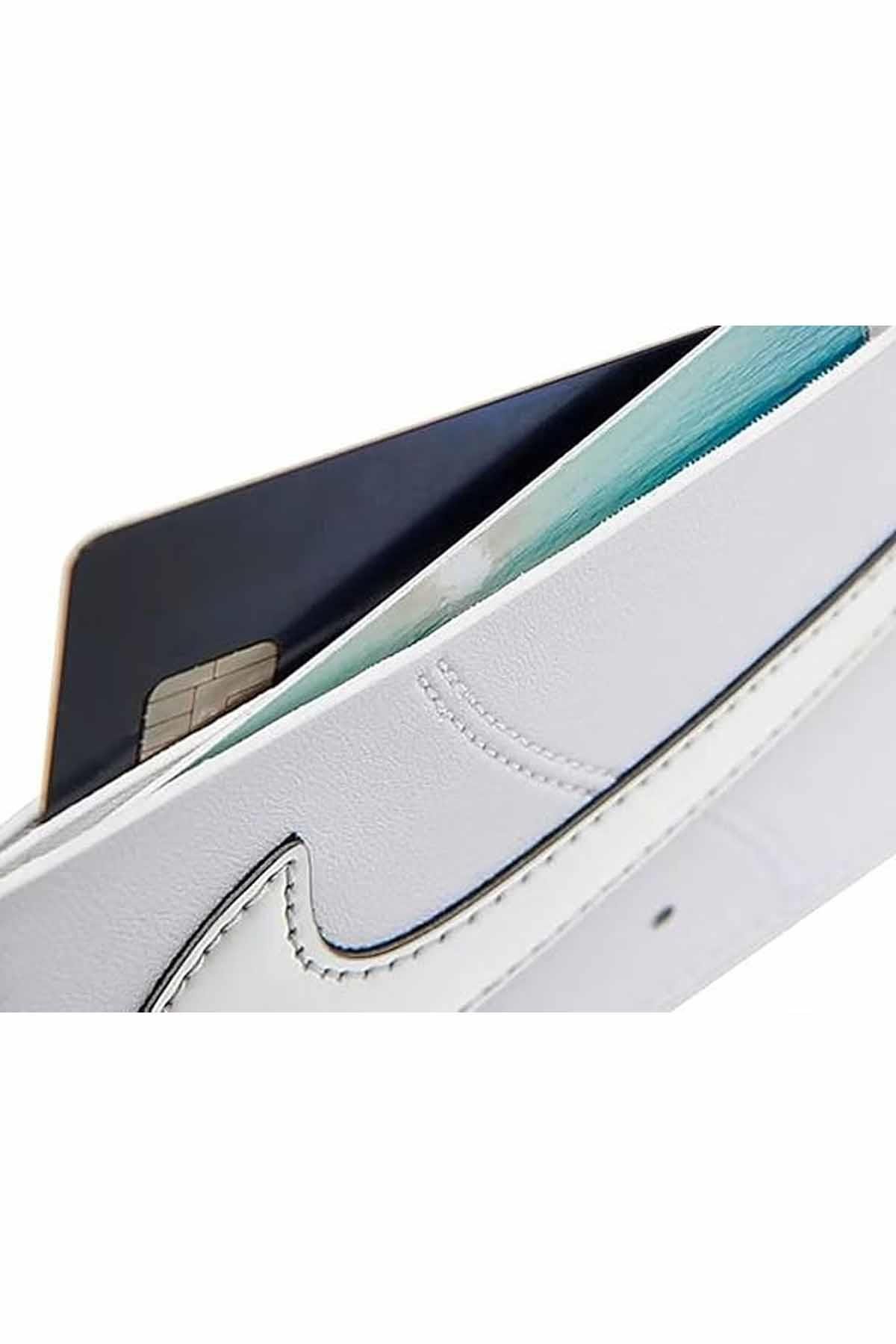 NIKECüzdanNike Icon Aır Force 1  Card Wallet Unisex Cüzdan N.101.1977.159-BEYAZ