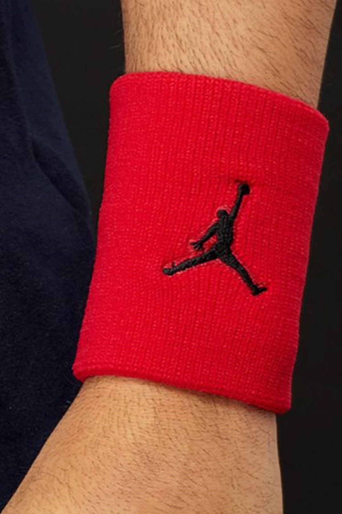 NIKEEl BilekliğiNike JORDAN JUMPMAN WRISTBANDS 2 PK GYM Unisex El Bilekliği J.KN.01.605.OS-KIRMIZI