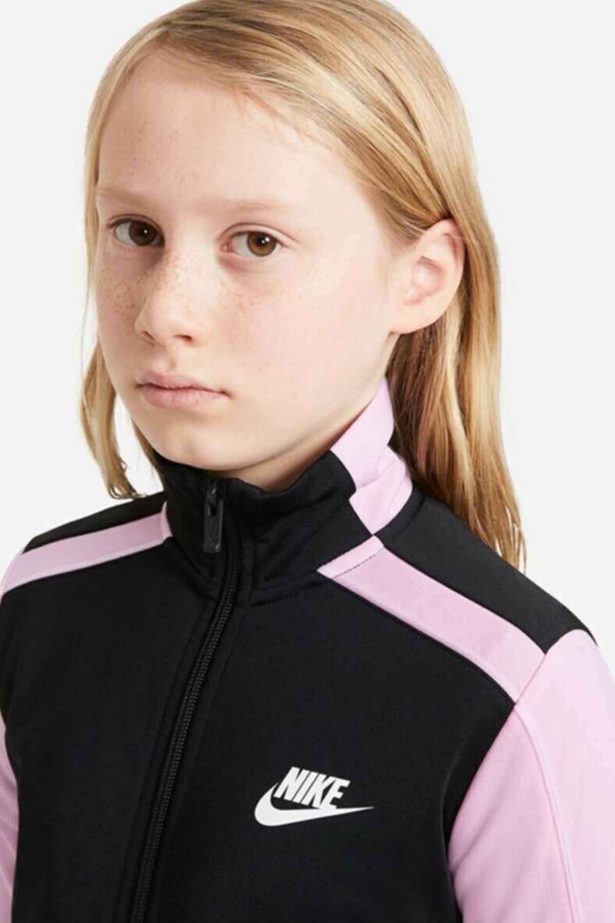 NIKEEşofman TakımNike Sportswear Futura Big Kids' Tracksuit Çocuk Eşofman Takım DH9661-011-Siyah