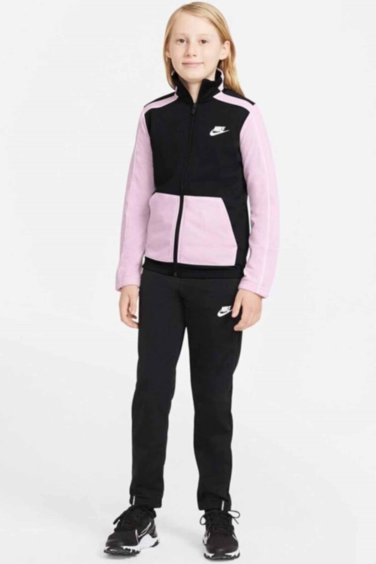 NIKEEşofman TakımNike Sportswear Futura Big Kids' Tracksuit Çocuk Eşofman Takım DH9661-011-Siyah