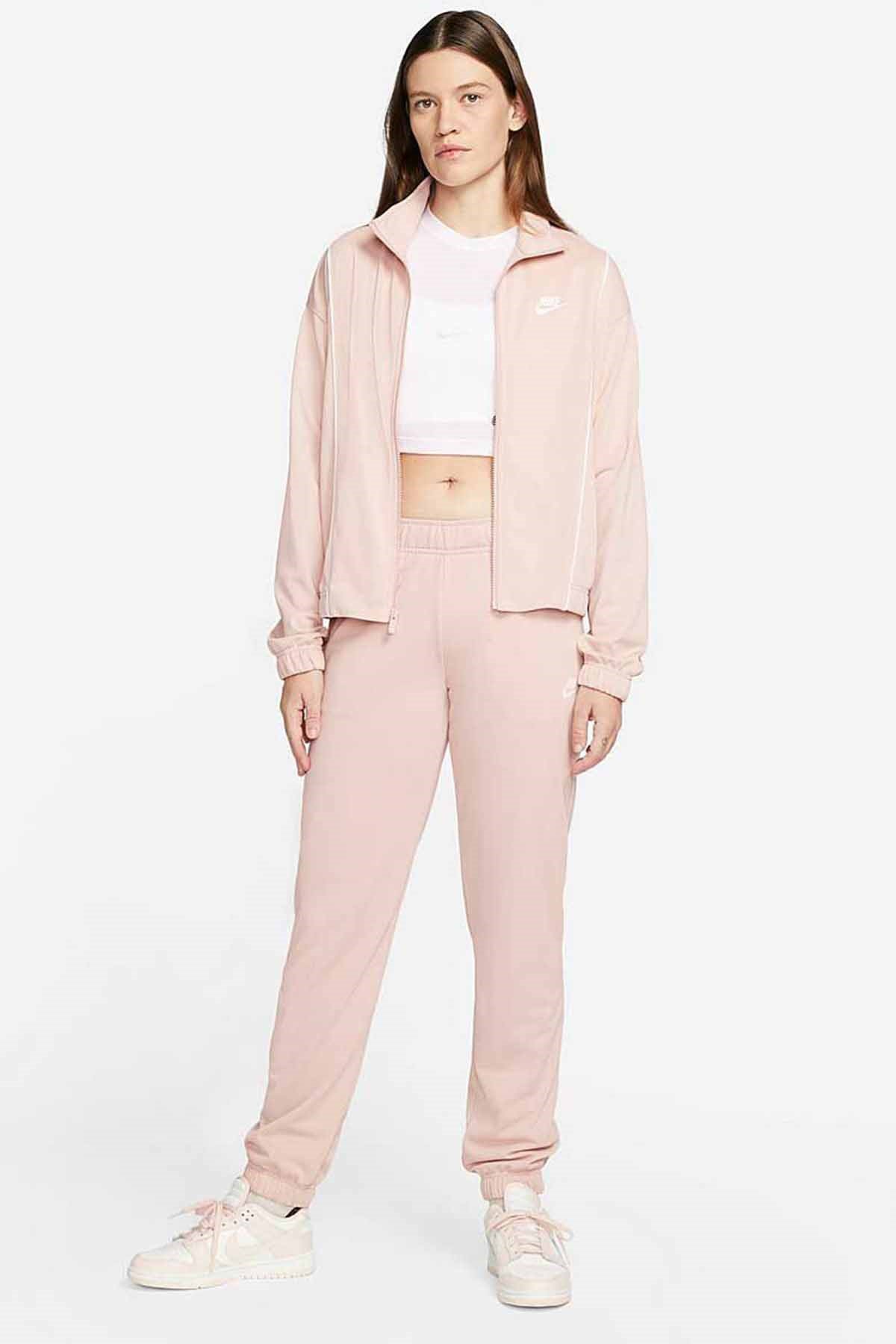 NIKEEşofman TakımNike W Essntl Pqe Trk Suit Kadın Eşofman Takım DD5860-601-Pembe