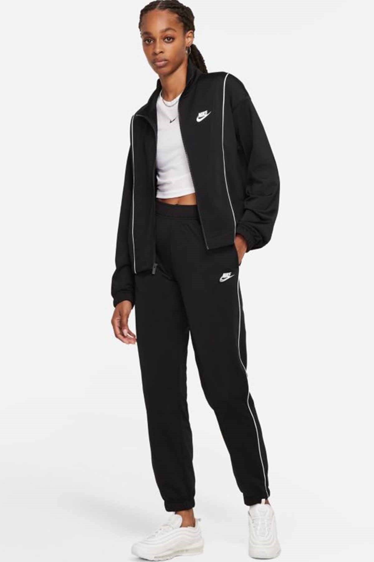 NIKEEşofman TakımNike W Essntl Pqe Trk Suit Kadın Eşofman Takım DD5860-011-Siyah