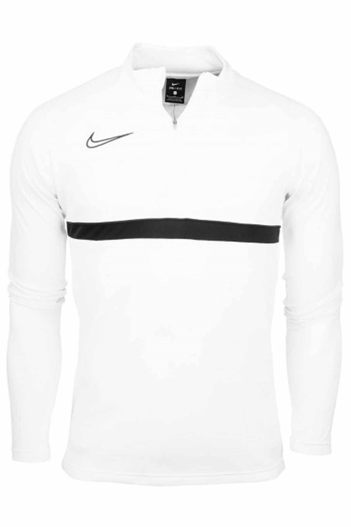 NIKEEşofman ÜstNike Df Acd21 Dril Top Erkek Eşofman Üst CW6110-100-BEYAZ