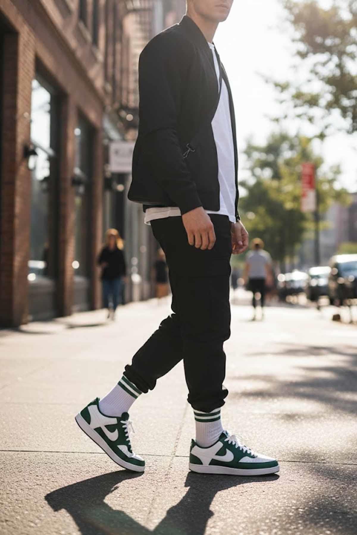 NIKEGünlük SporNike Court Vision Low Erkek Günlük Spor Ayakkabı HM9862-300-BEYAZ