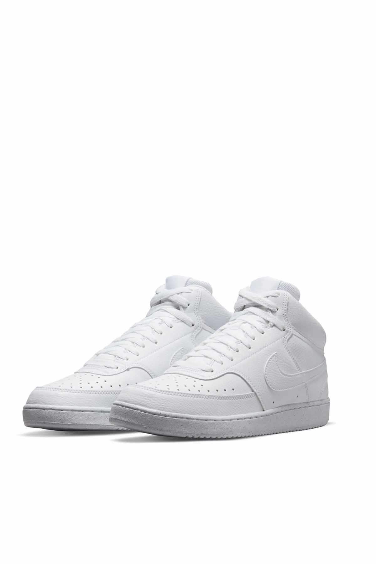 NIKEGünlük SporNike Court Vision Mid B-7 Erkek Günlük Spor Ayakkabı DN3577-100-1-BEYAZ