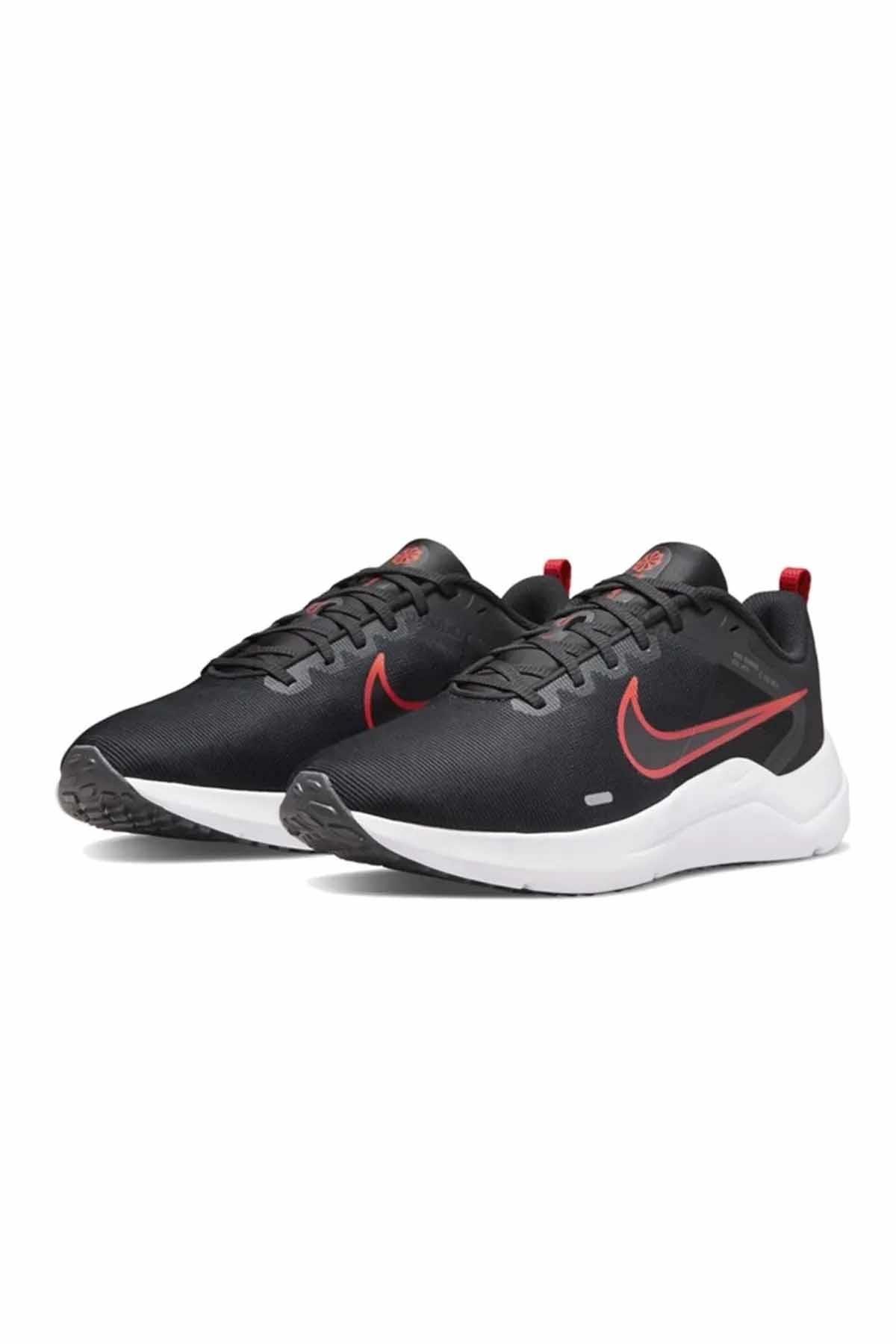 NIKEGünlük SporNike Downshifter 12 Erkek Günlük Spor Ayakkabı DD9293 003-Siyah-Krmz