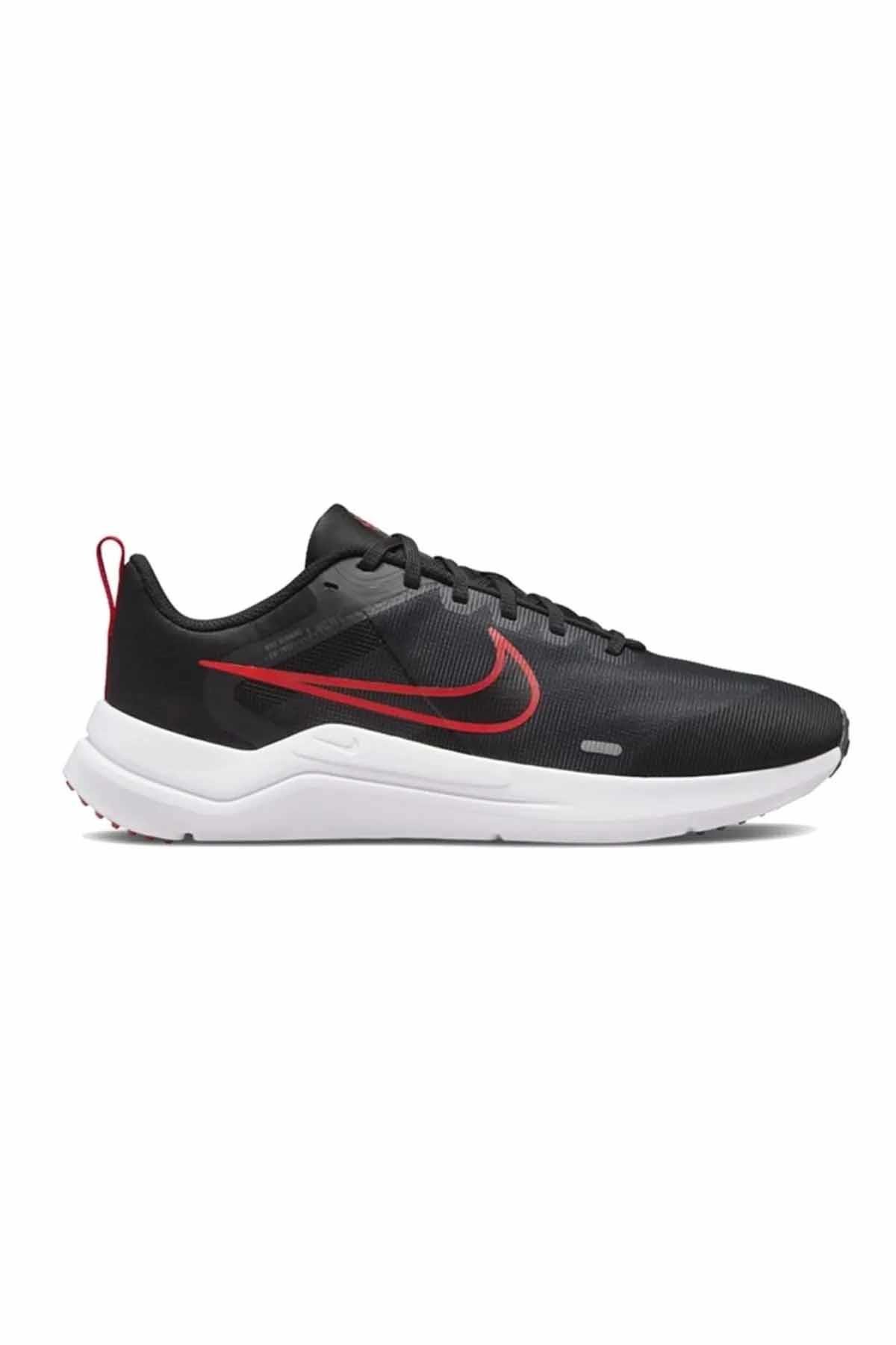 NIKEGünlük SporNike Downshifter 12 Erkek Günlük Spor Ayakkabı DD9293 003-Siyah-Krmz