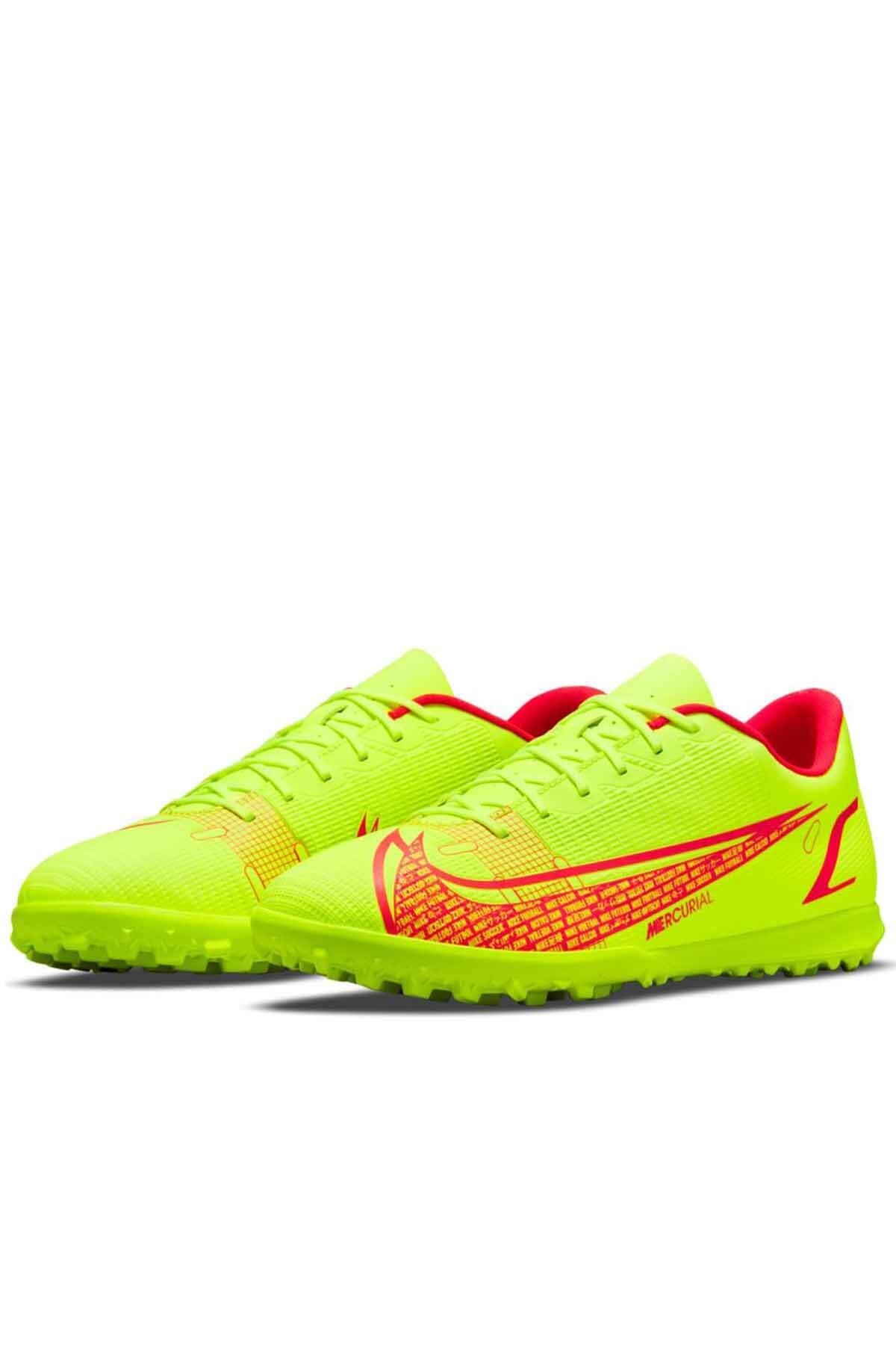 NIKEHalı SahaNike Vapor 14 Club TF Erkek Halı Saha Ayakkabı CV0985 760-SARI