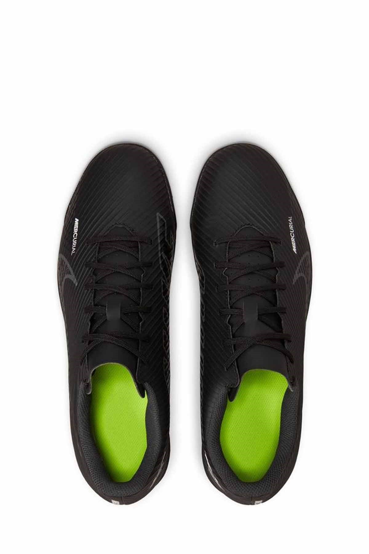 NIKEHalı SahaNike Vapor 15 Club TF Erkek Halı Saha Ayakkabı DJ5968-001-Siyah
