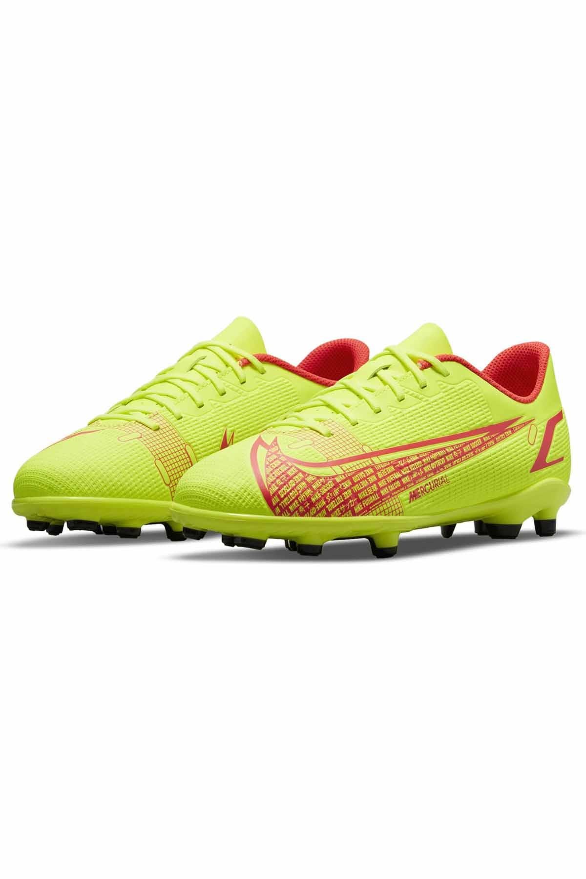 NIKEKramponNike Çocuk Krampon JR VAPOR 14 CLUB FG/MG Çocuk Krampon Ayakkabı CV0823-760-SARI
