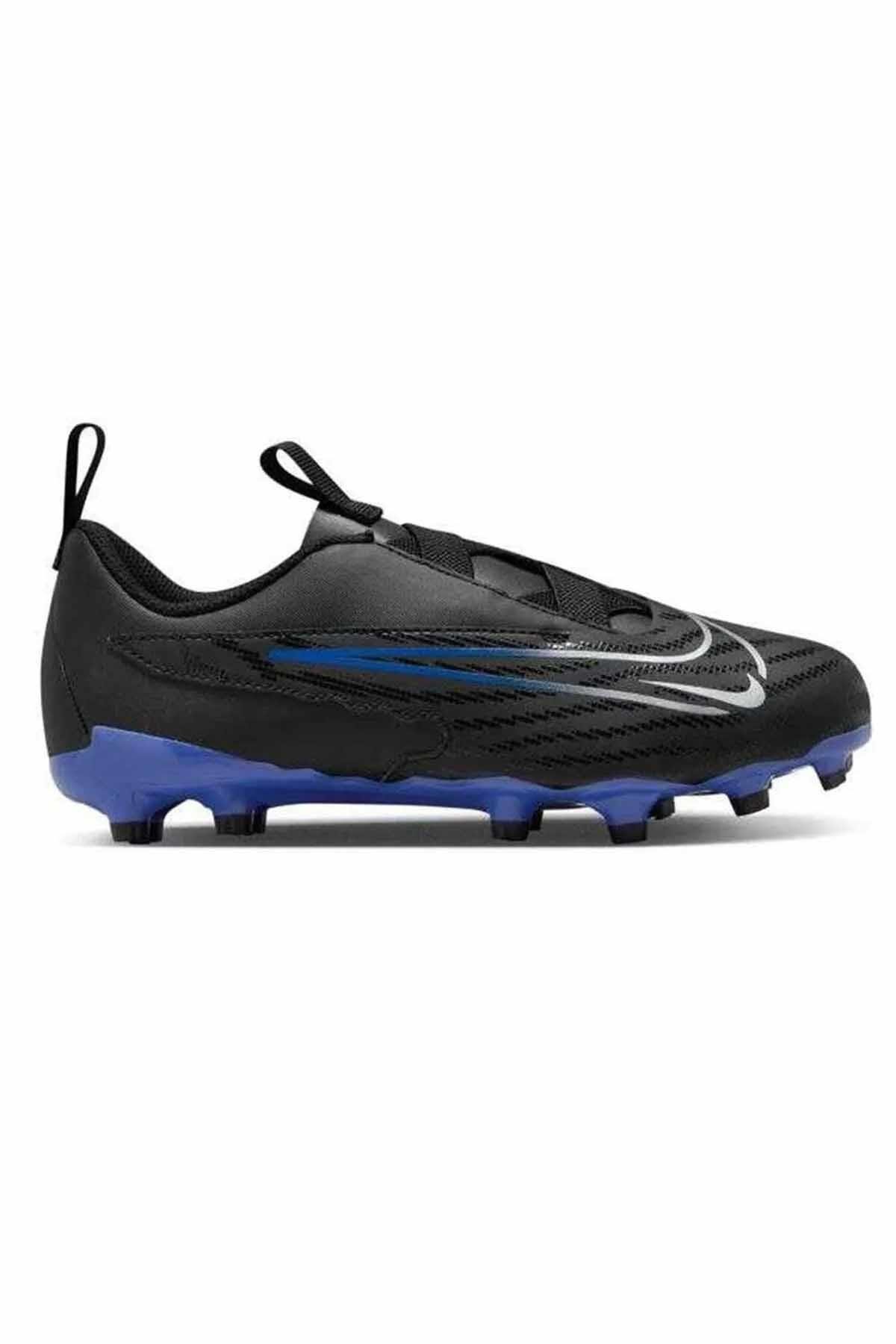 NIKEKramponNike Phantom GX Academy FG JR Çocuk Krampon Ayakkabı DD9549-040-Siyah/Mavi