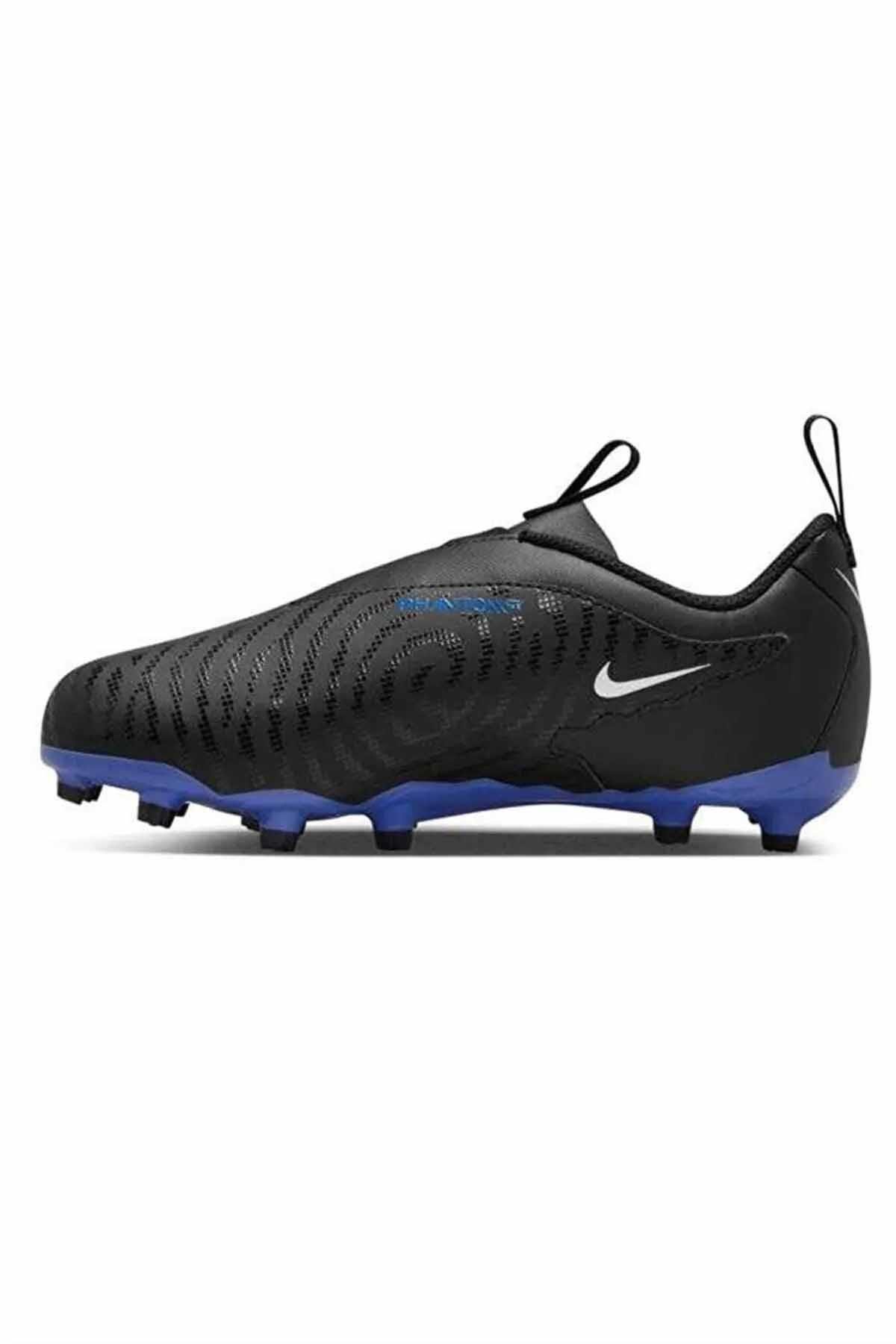 NIKEKramponNike Phantom GX Academy FG JR Çocuk Krampon Ayakkabı DD9549-040-Siyah/Mavi