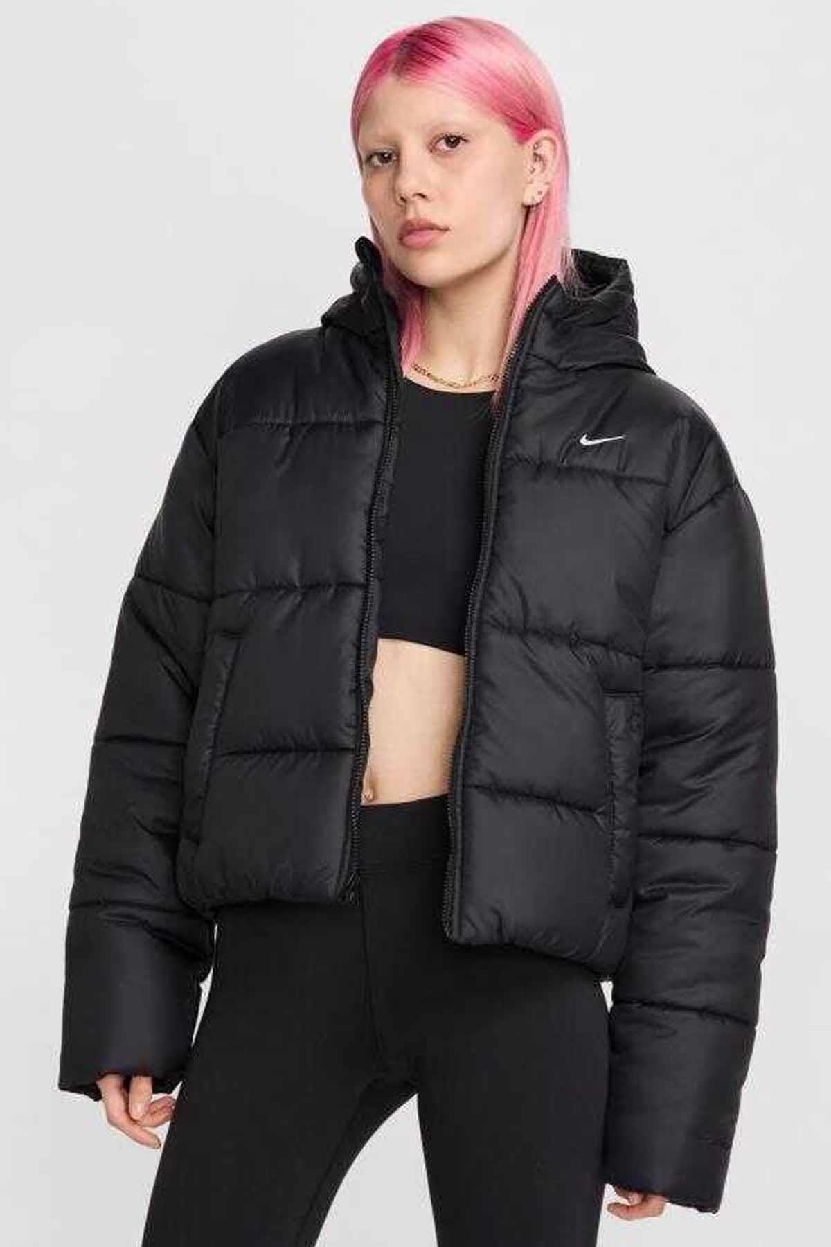 NIKEMontNike Kadın Mont Kadın Mont FZ5899-010-SIYAH