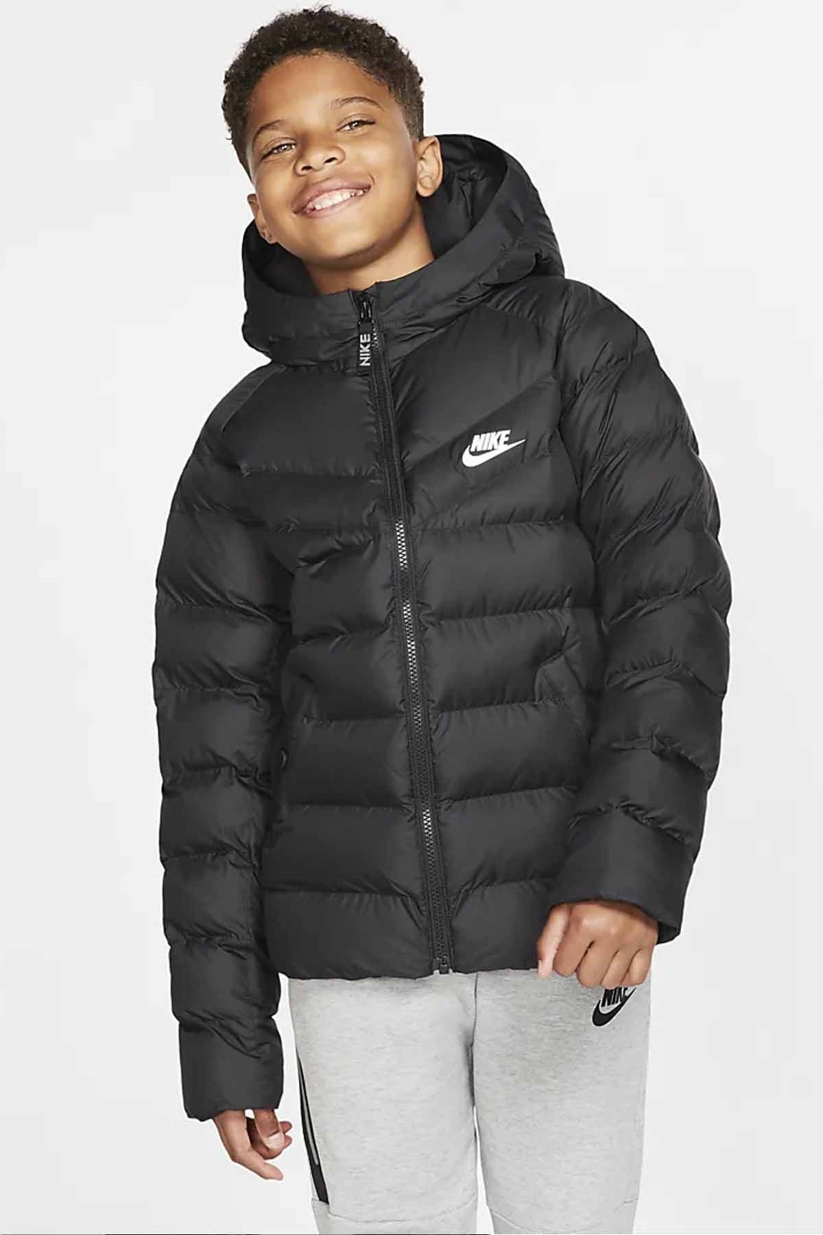 NIKEMontNike Unisex Jeune Çocuk Mont DJ0661-011-SIYAH
