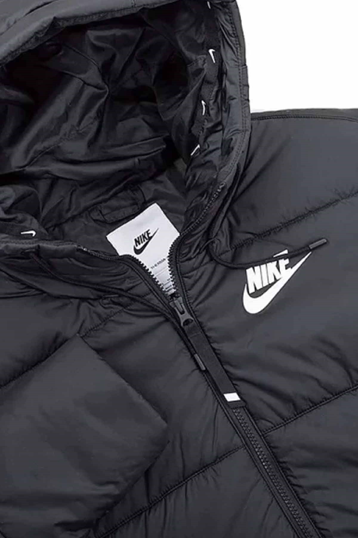 NIKEMontNike W Nsw TF RPL Classic Tape JKT Kadın Mont DJ6997-010-Siyah