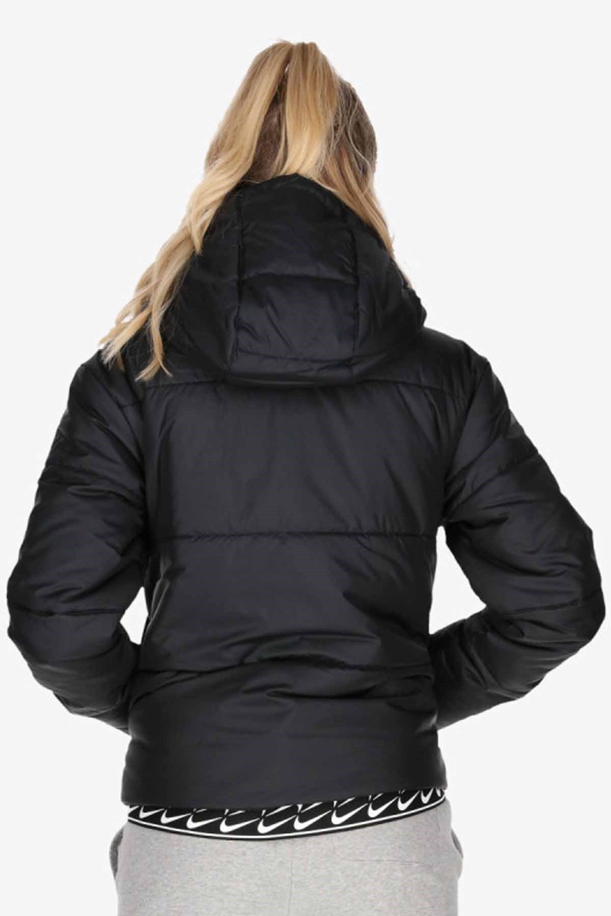 NIKEMontNike W Nsw TF RPL Classic Tape JKT Kadın Mont DJ6997-010-Siyah