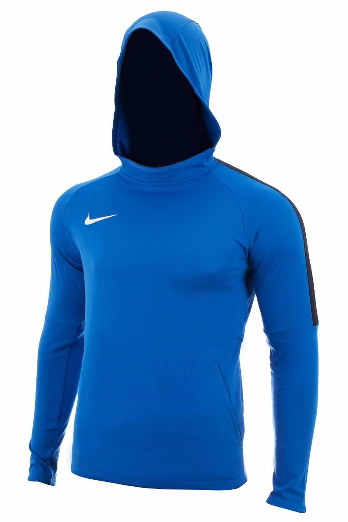 NIKEPolar SweatshirtNike M NK DRY ACDMY18 HOODIE PO Erkek Polar Sweatshirt AH9608-463-MAVI