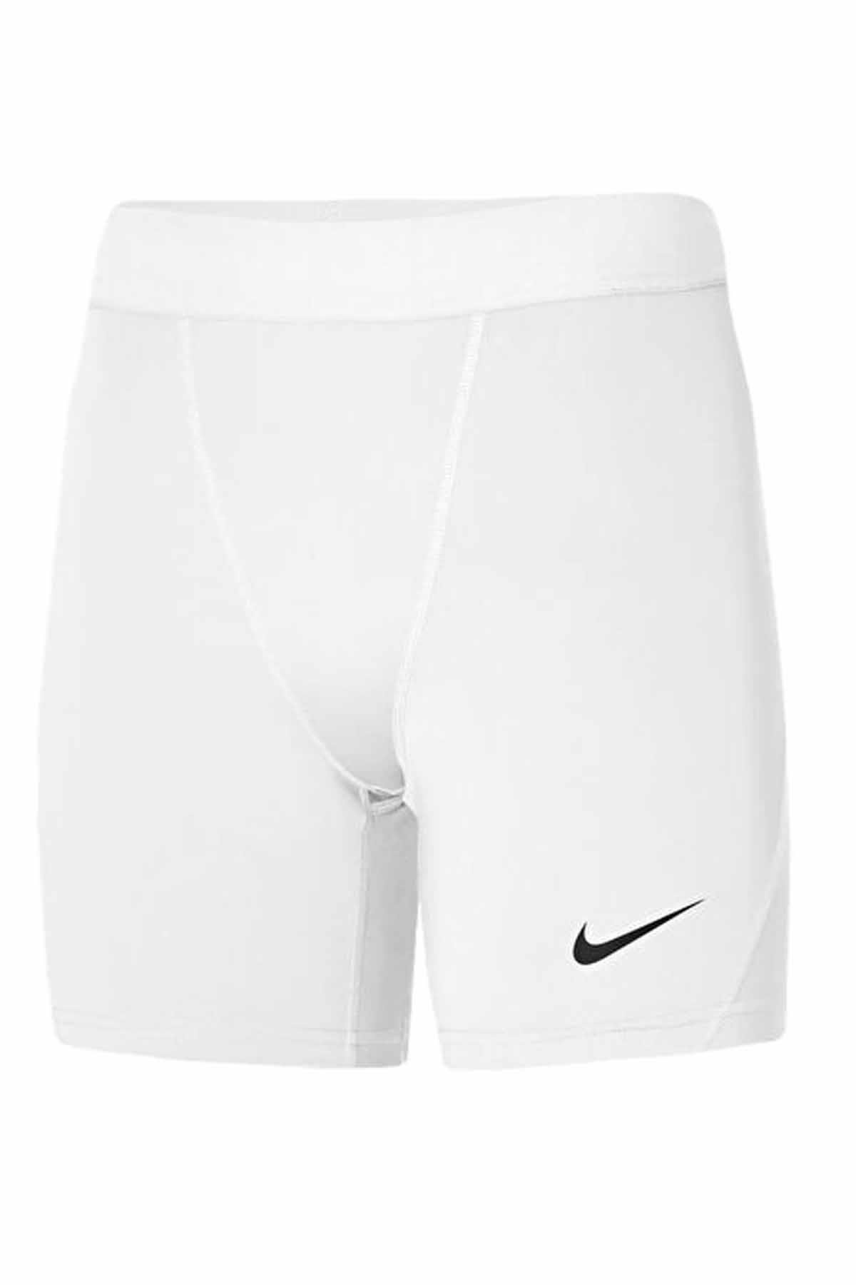 NIKEPro AltNike Kadın Pro / İçlik Strike Nike Pro Şort Kadın Pro Alt DH8327-100-BEYAZ
