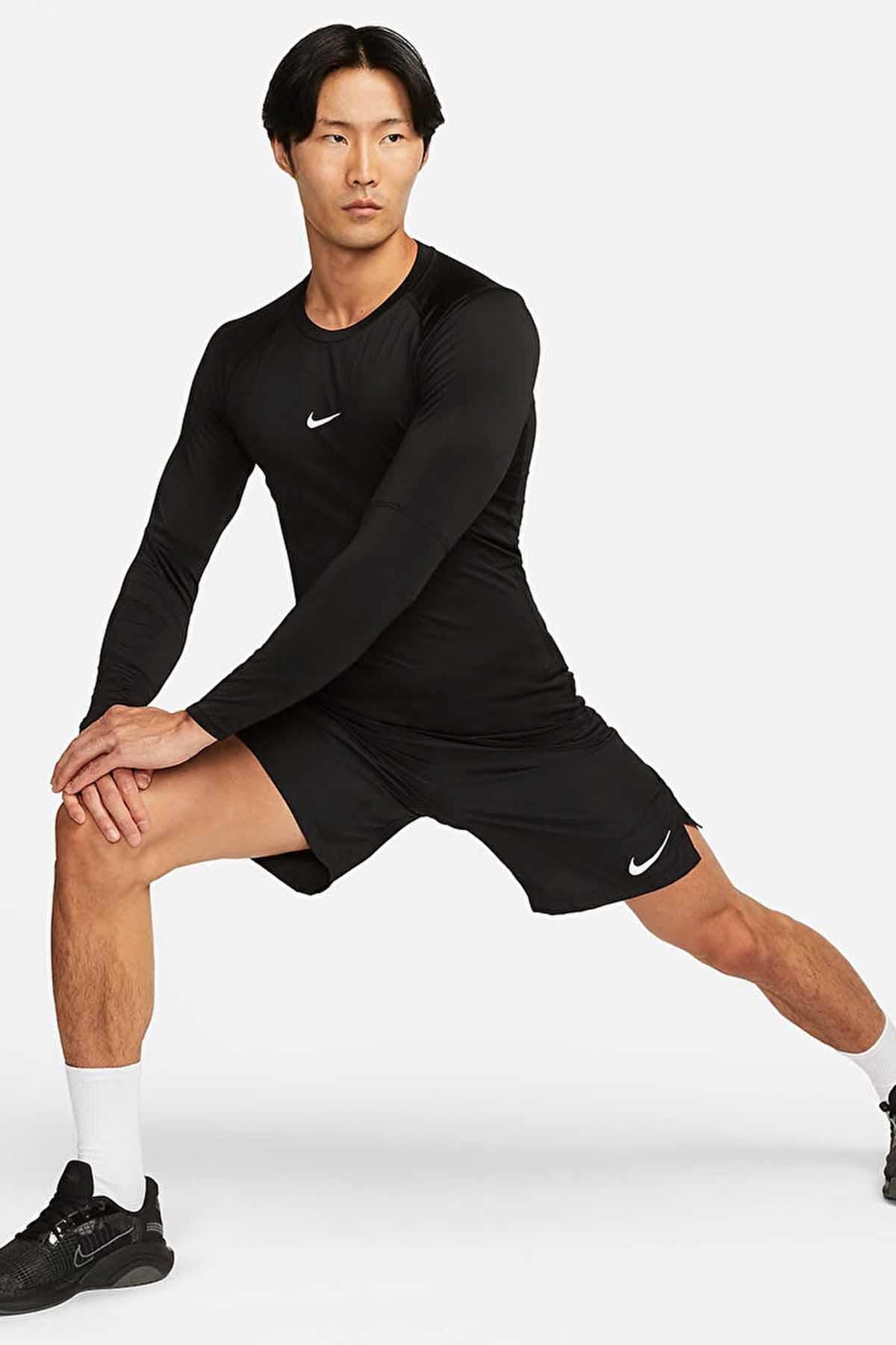 NIKEPro ÜstNike Erkek Pro Üst DF TIGHT TOP LS Erkek Pro Üst FB7919-010-SIYAH