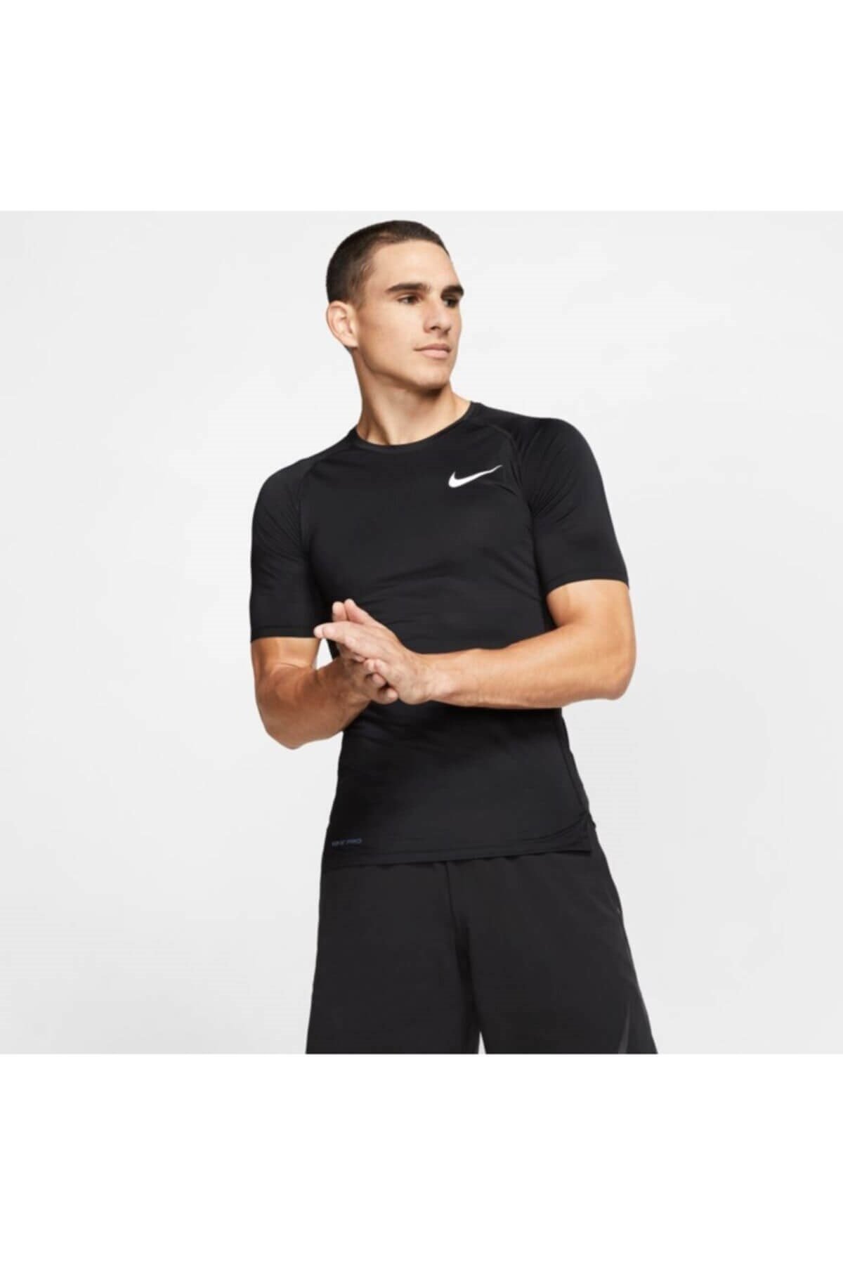 NIKEPro ÜstNike M Np Top Ss Tight Erkek Pro Üst BV5631-010-Siyah