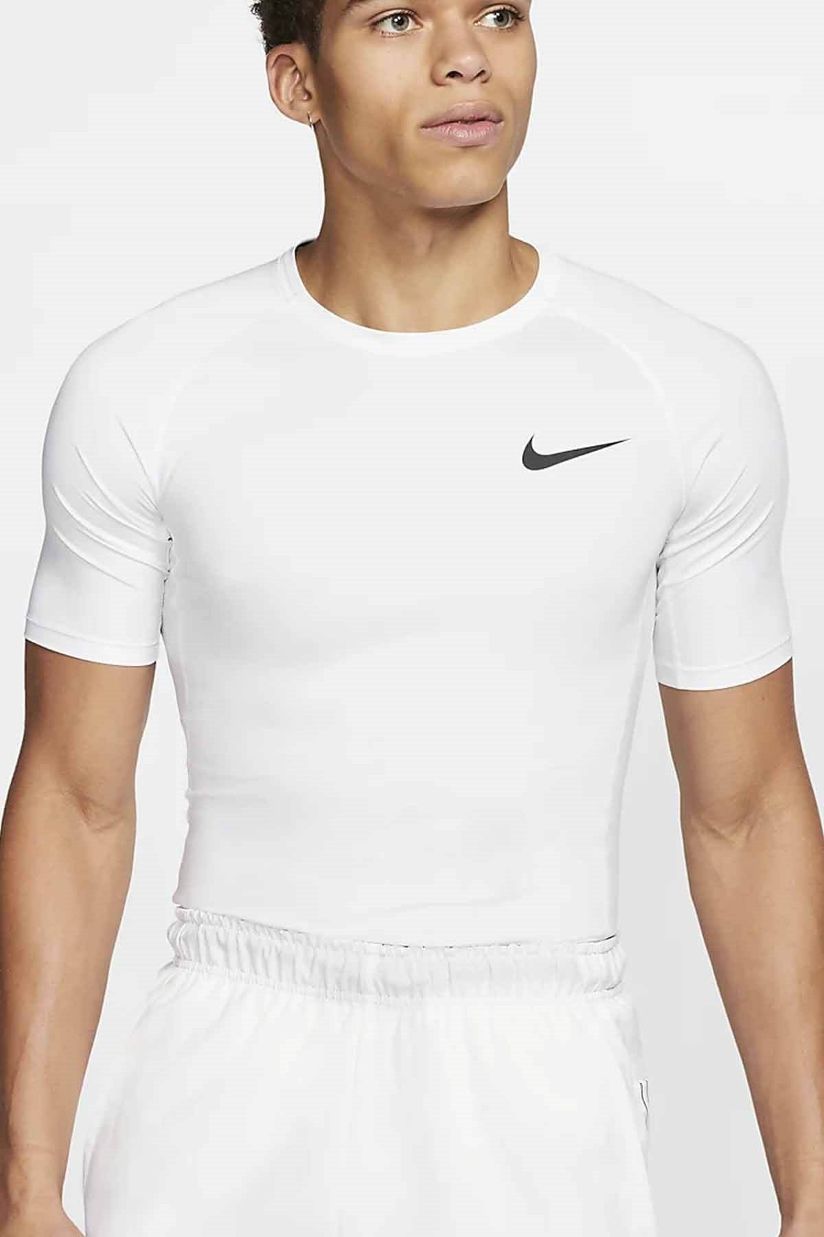 NIKEPro ÜstNike M Np Top Ss Tight Erkek Pro Üst BV5631-100-Beyaz