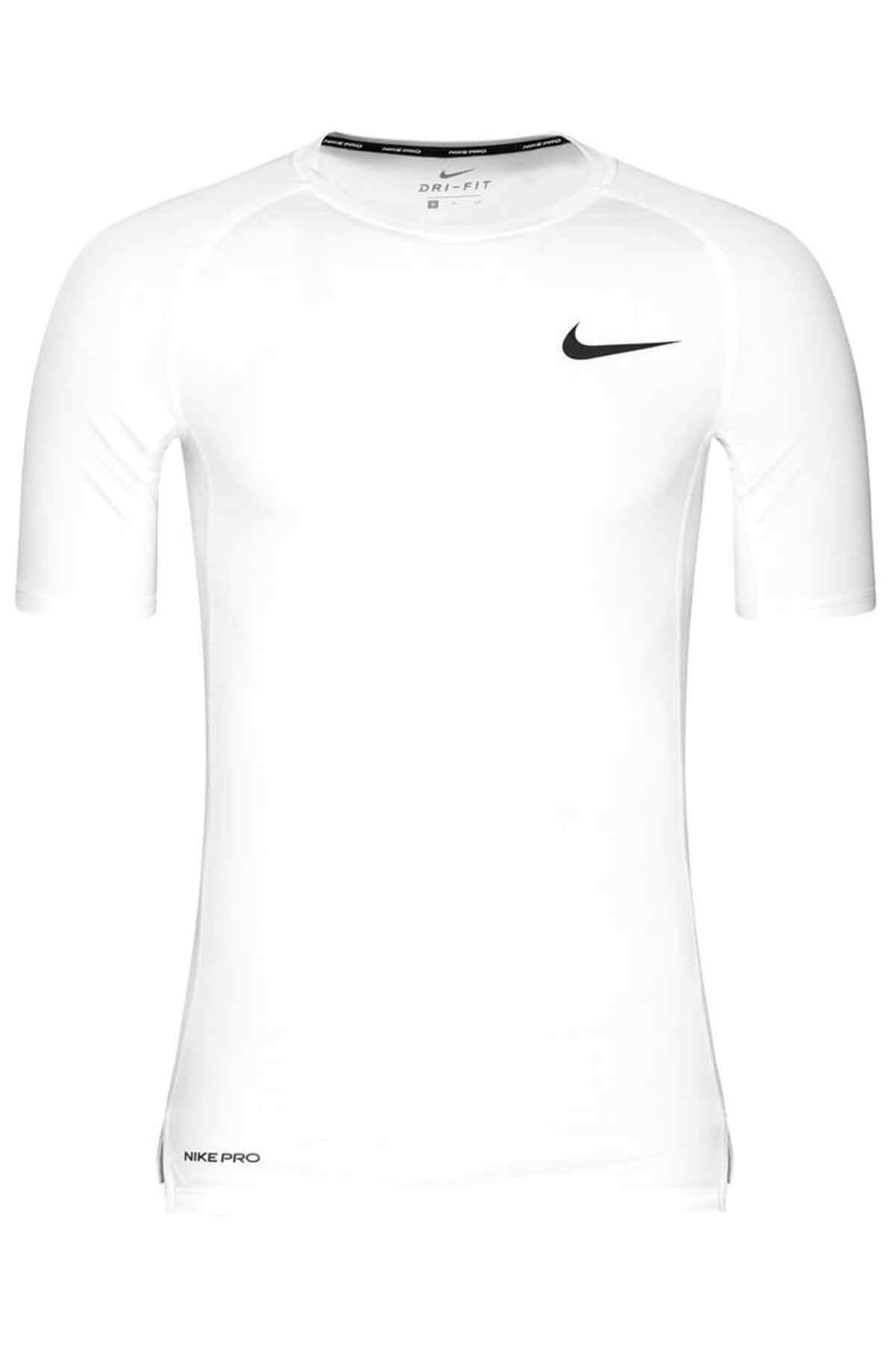NIKEPro ÜstNike M Np Top Ss Tight Erkek Pro Üst BV5631-100-Beyaz