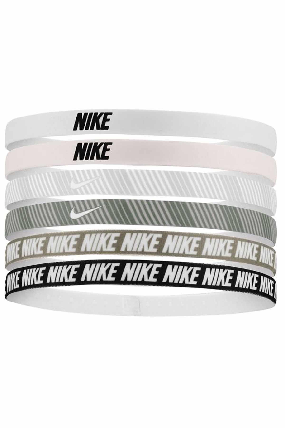 NIKESaç BandıNike Flex Classic Headbands 6Pk Printed Unisex Saç Bandı N.101.1930.671.OS-Soft Pink