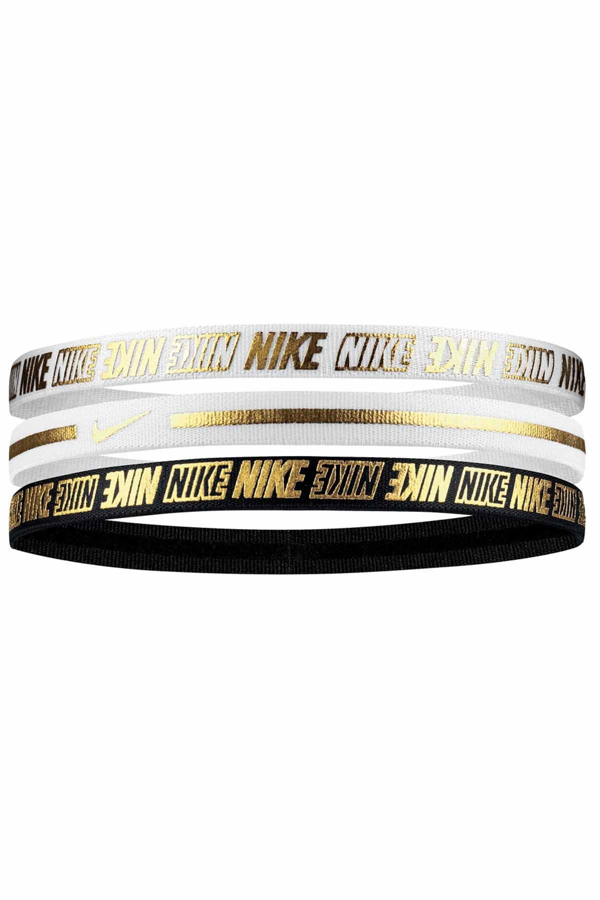 NIKESaç BandıNike Metallic Headbands 3Pk 2.0 Unisex Saç Bandı N.000.2755.912.OS-Beyaz