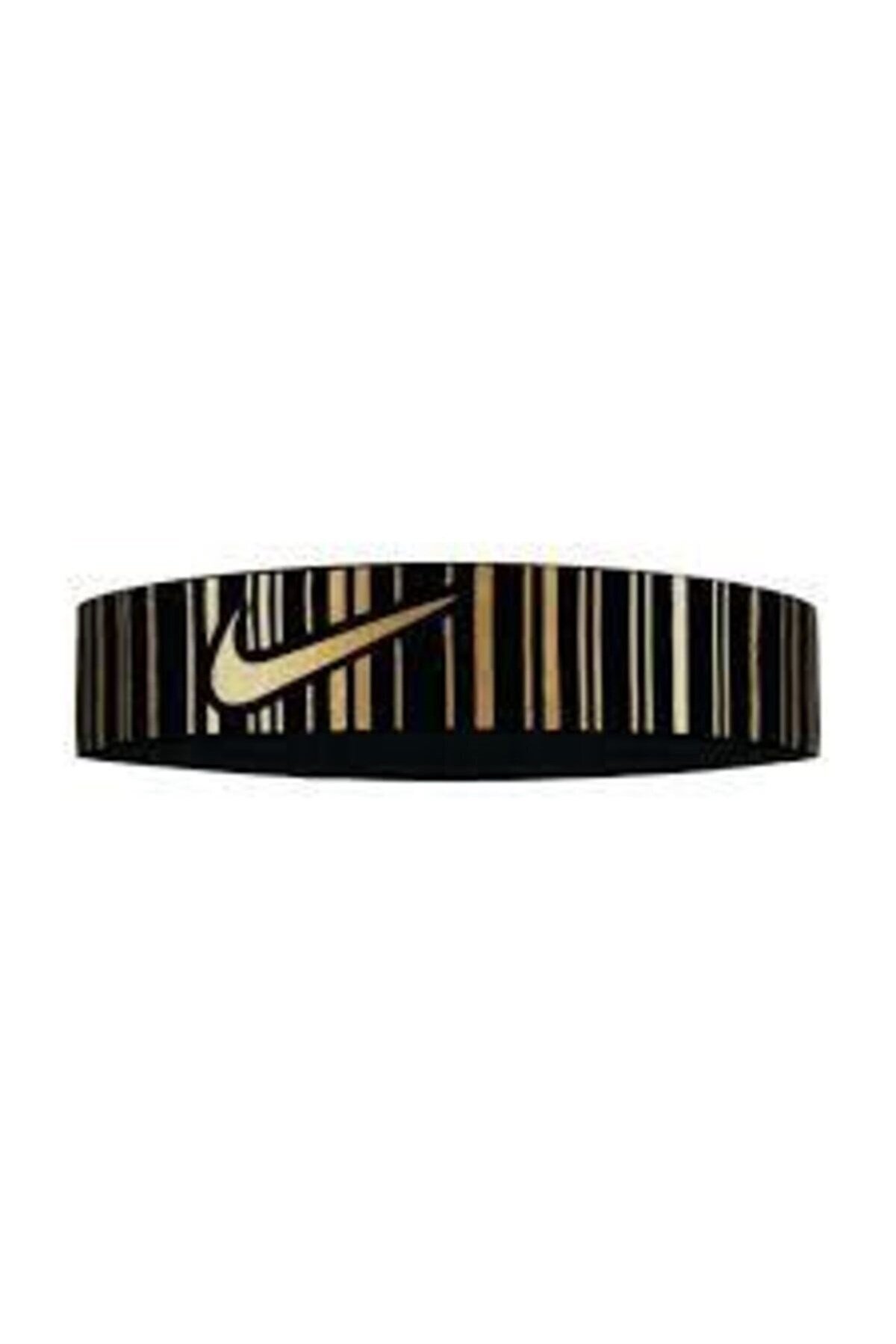 NIKESaç BandıNike Pro Metallic Headband Unisex Saç Bandı N.000.3527.015.OS-Siyah