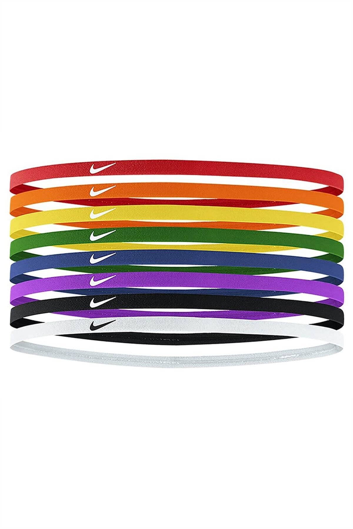 NIKESaç BandıNike Skinny Headbands 8 Pk Unisex Saç Bandı N.000.2547.950.OS-Çok Renkli