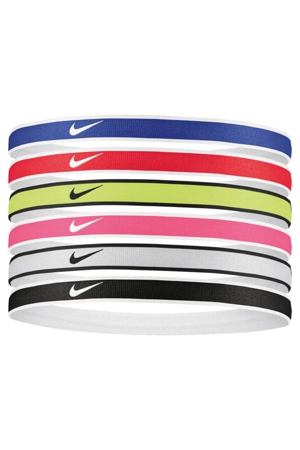 NIKESaç BandıNike Swoosh Sport Headbands 6 Pk  N.100.2021.655.OS-Kırmızı