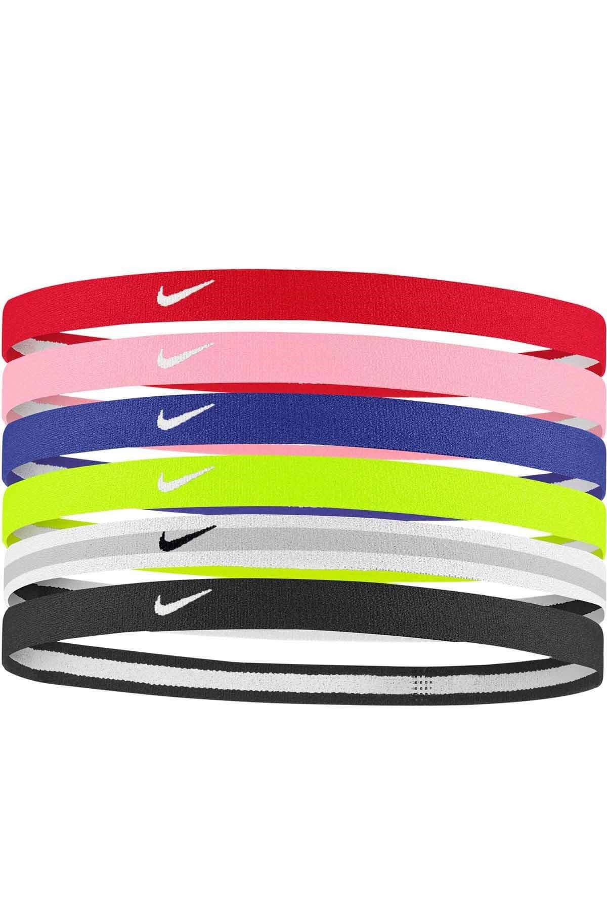 NIKESaç BandıNike Y Swoosh Sport Headbands 6 Pk  N.100.3042.966.OS-Çok Renkli