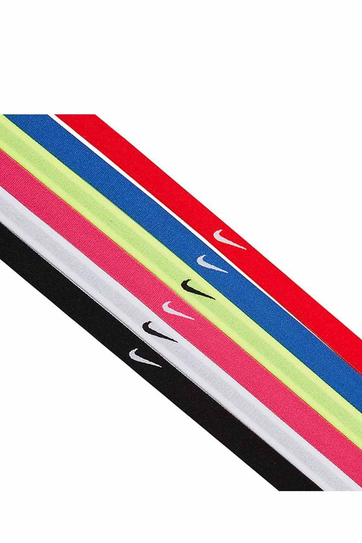 NIKESaç BandıNike Y Swoosh Sport Headbands 6 Pk Unisex Saç Bandı N.100.3042.962.OS-Pembe
