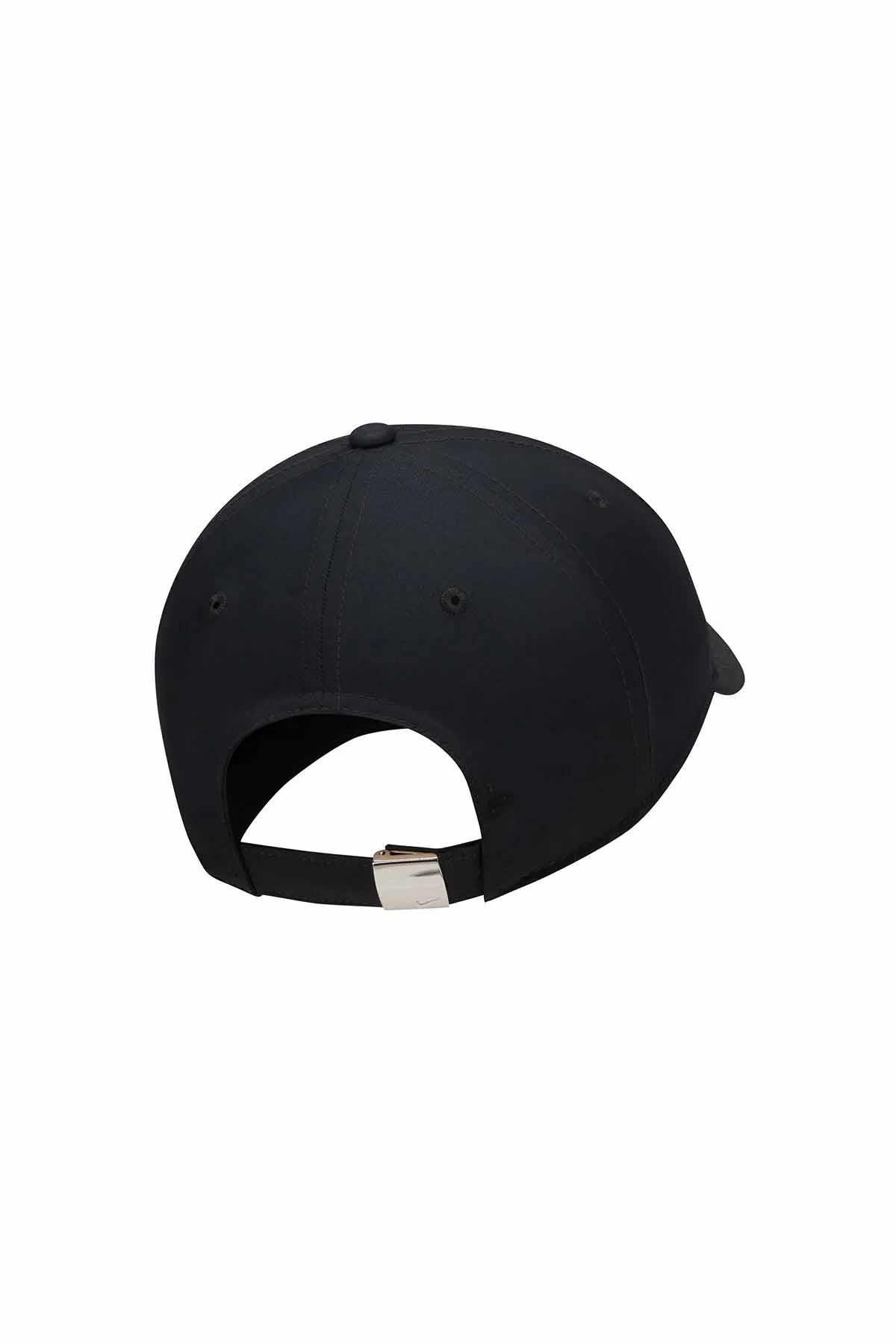 NIKEŞapkaNike Dri Fit Club Cap Metal Swoosh Unisex Şapka FB5064-010-SIYAH