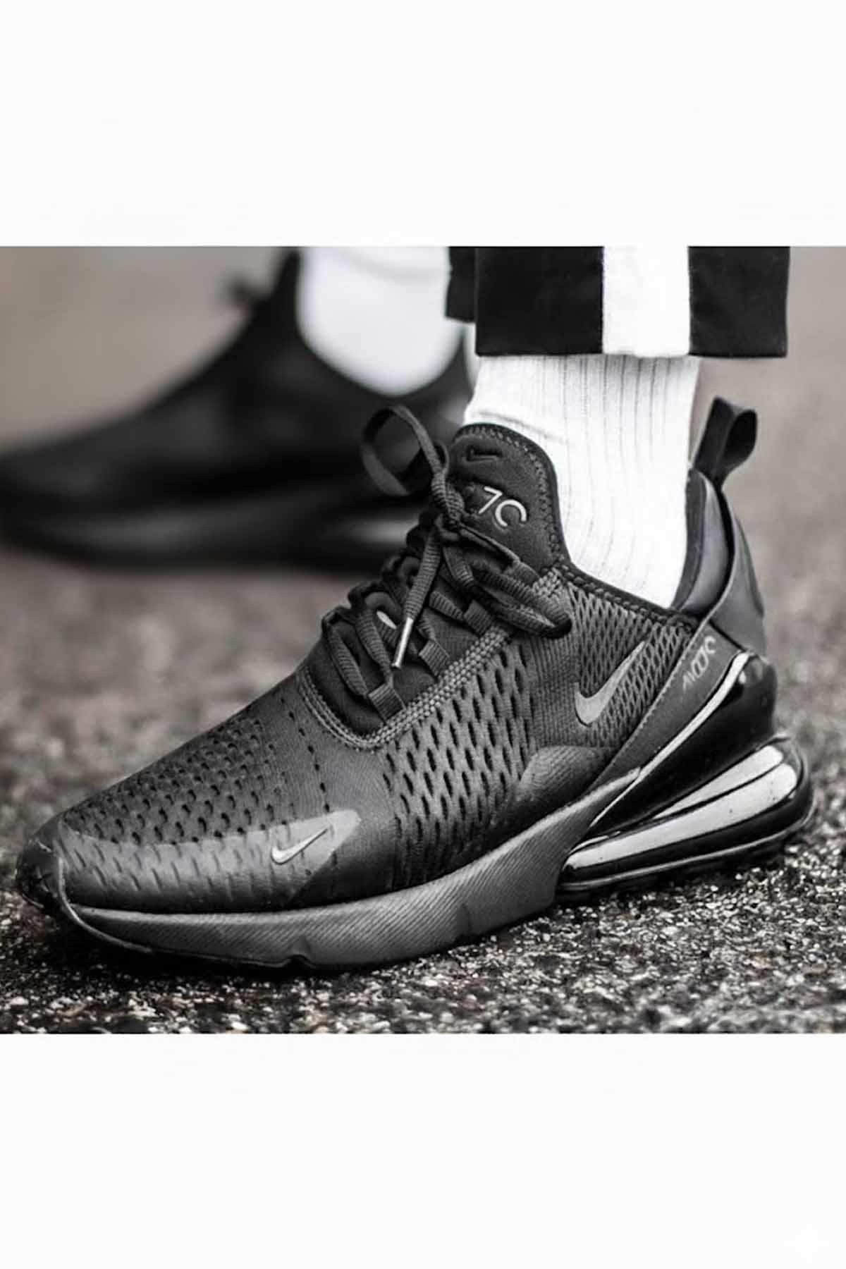 NIKESneakerNike AIR MAX 270 Unisex Sneaker Ayakkabı AH8050-005-SIYAH