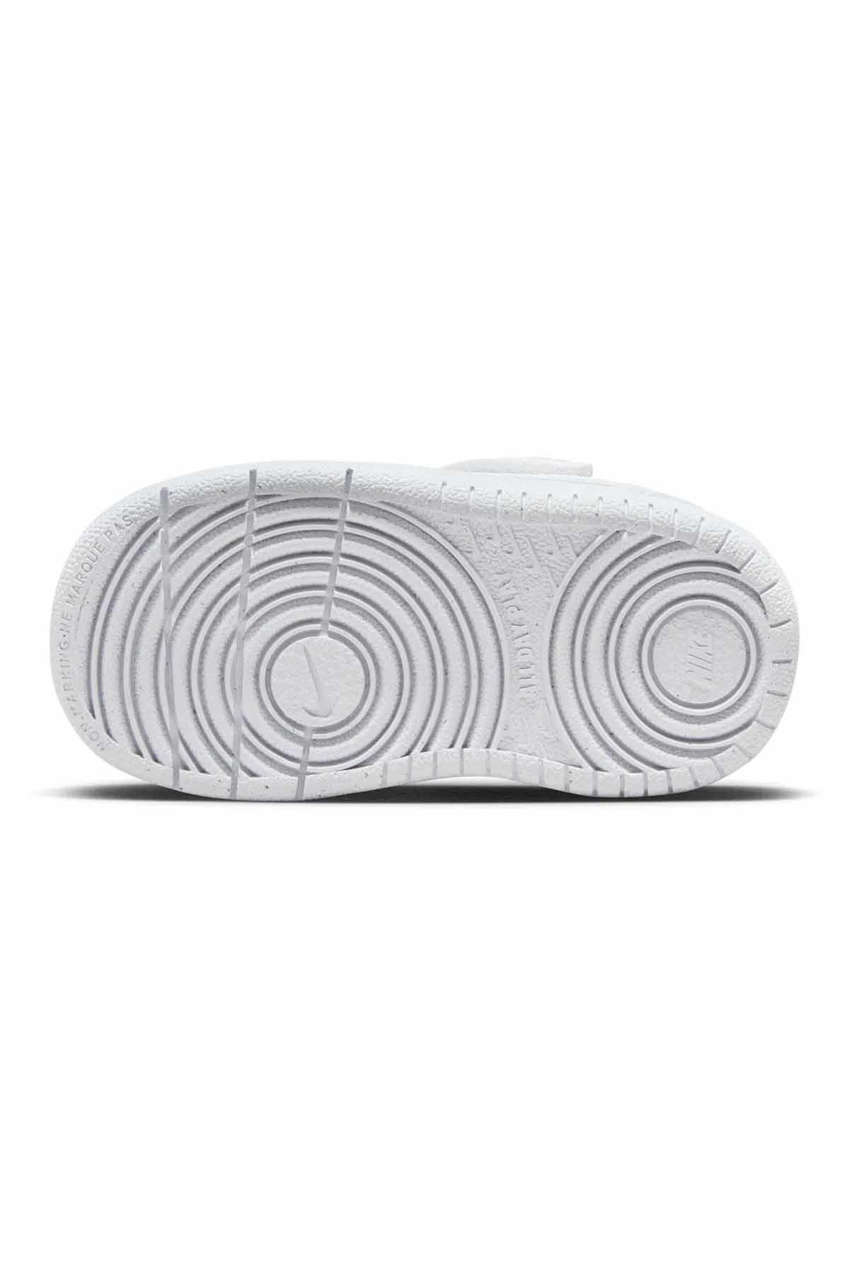 NIKESneakerNike Court Borough LOW Çocuk Sneaker Ayakkabı DV5458-106-BEYAZ