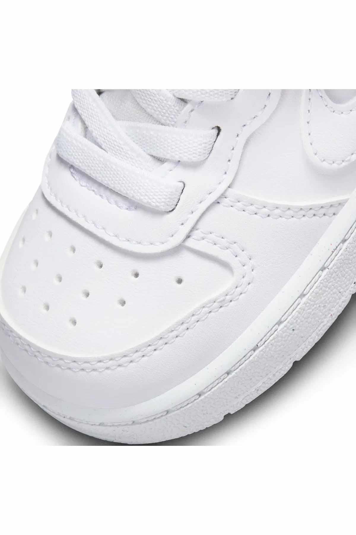 NIKESneakerNike Court Borough LOW Çocuk Sneaker Ayakkabı DV5458-106-BEYAZ