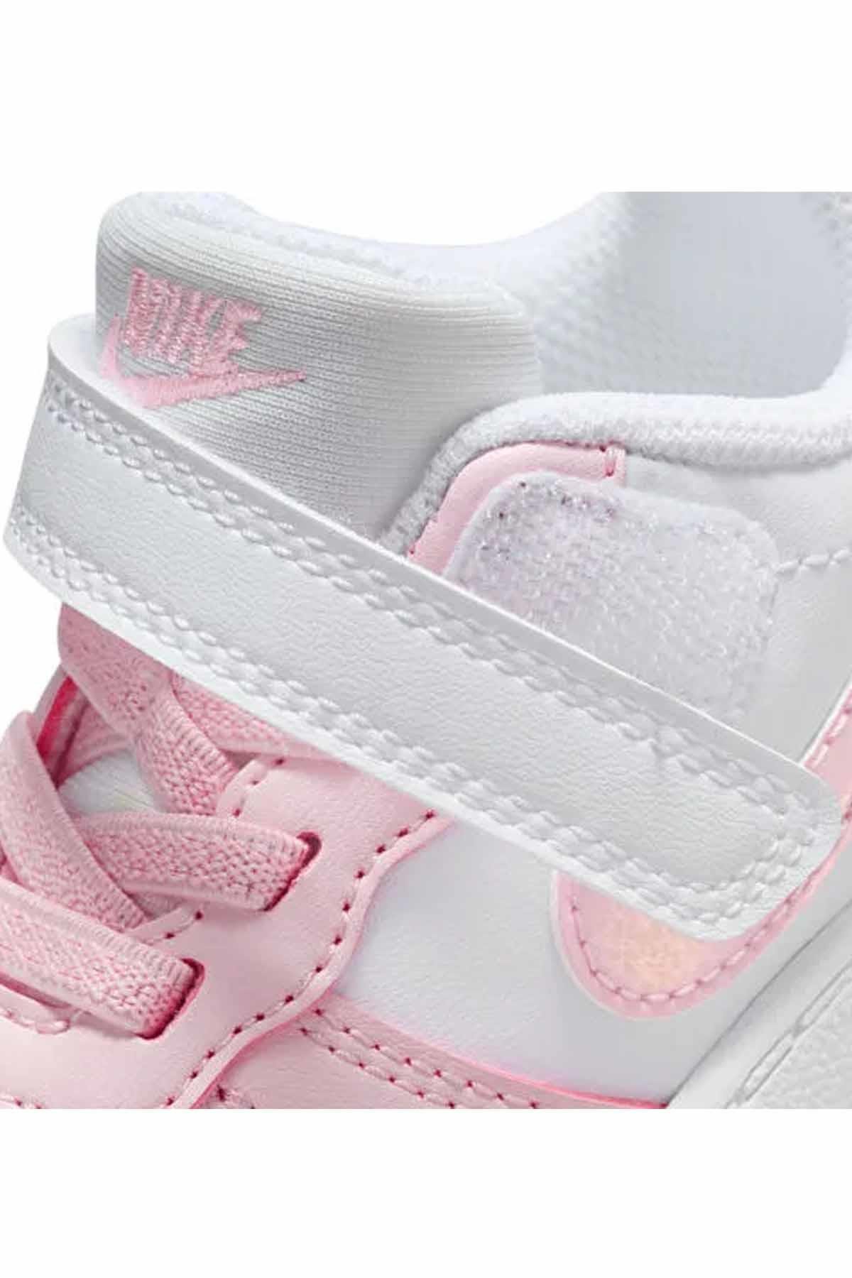 NIKESneakerNike Court Borough LOW Çocuk Sneaker Ayakkabı DV5458-105-Siyah