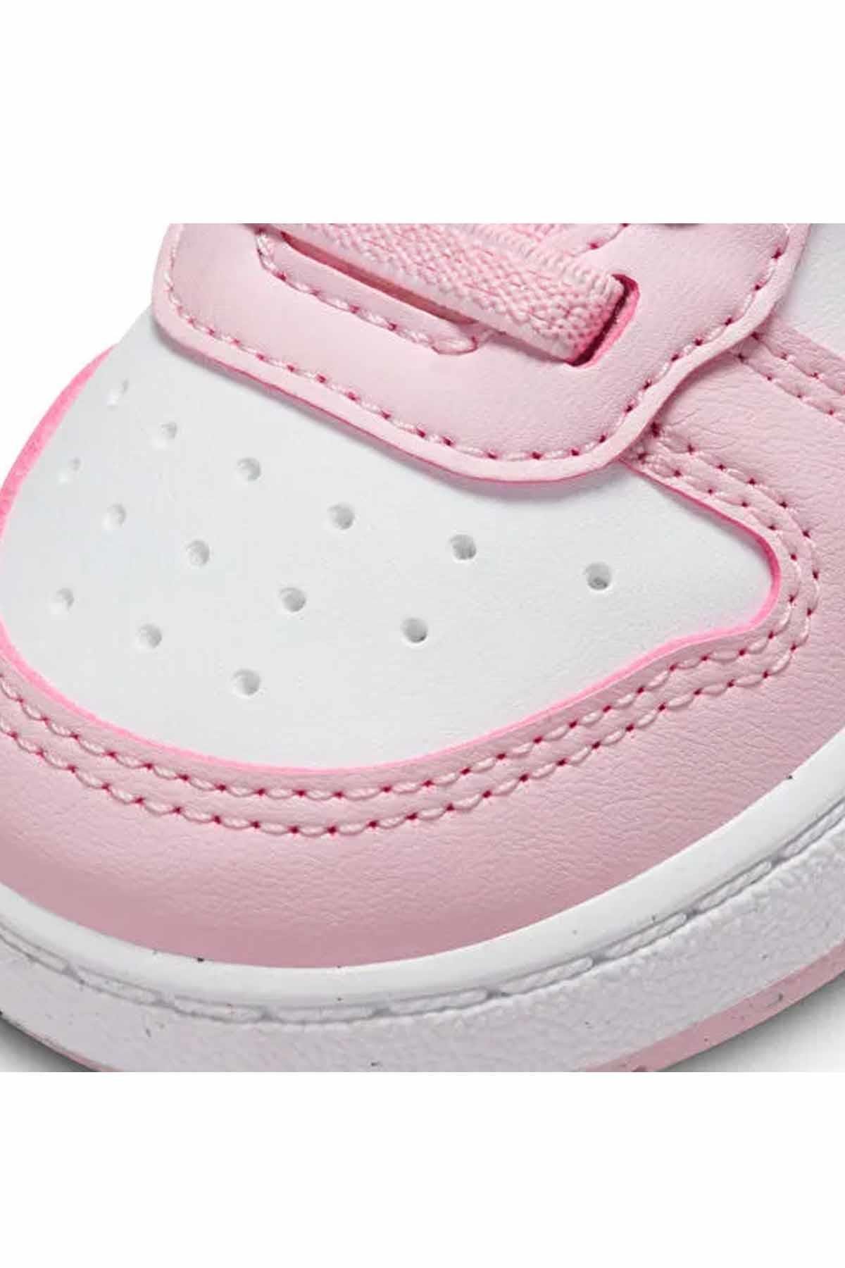 NIKESneakerNike Court Borough LOW Çocuk Sneaker Ayakkabı DV5458-105-Siyah