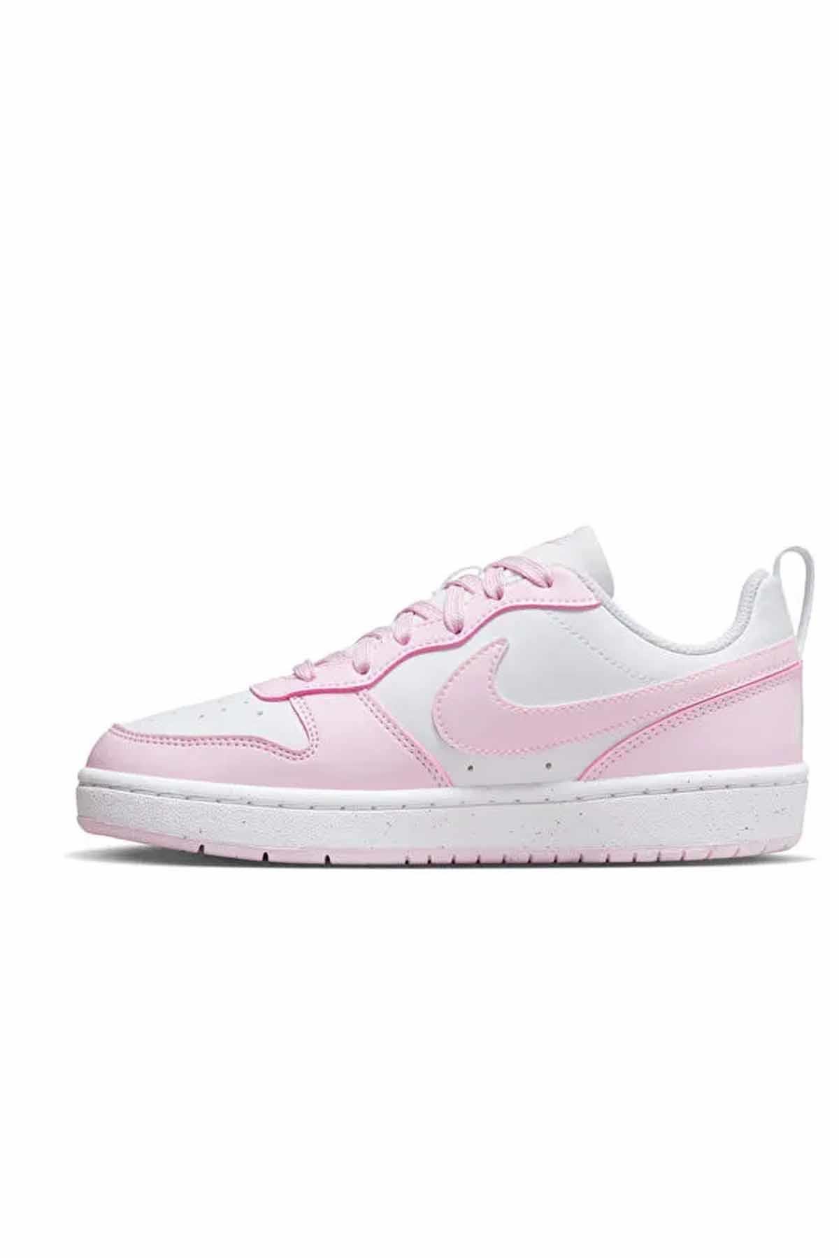 NIKESneakerNike Court Borough LOW Kadın Sneaker Ayakkabı DV5456-105-Beyaz-Pemb