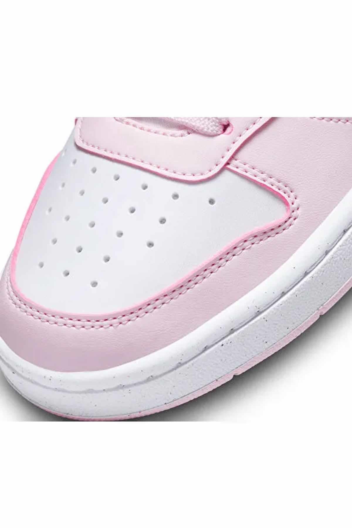 NIKESneakerNike Court Borough LOW Kadın Sneaker Ayakkabı DV5456-105-Beyaz-Pemb