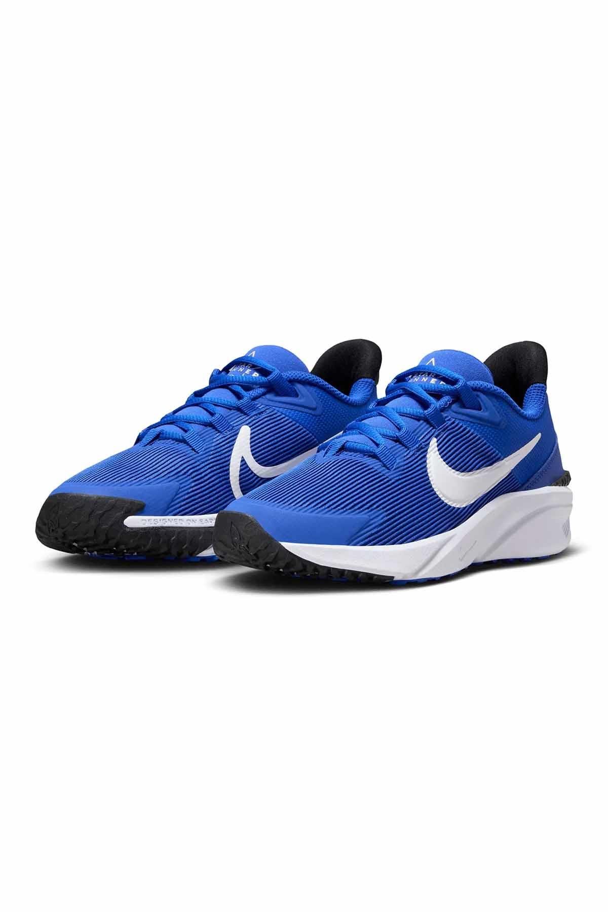 NIKESneakerNike Star Runner 4 Nn (Gs) Kadın Sneaker Ayakkabı DX7615-400-MAVİ
